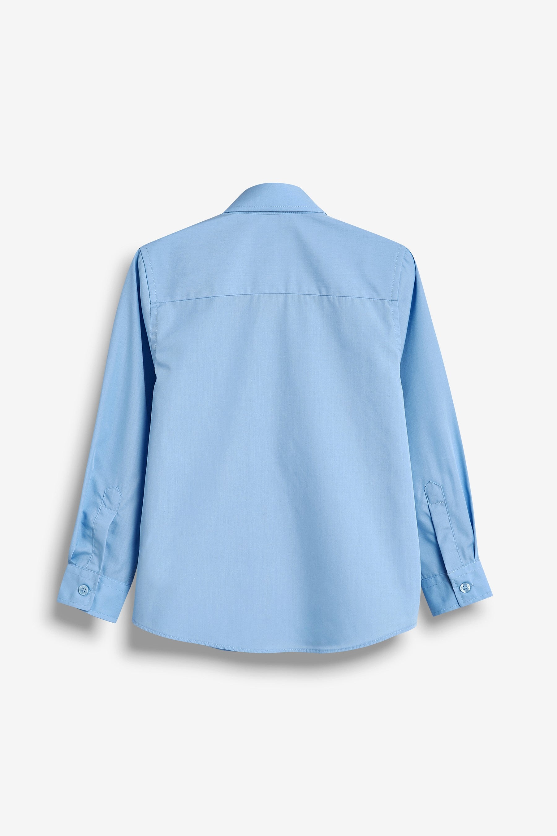 Blue 2 Pack Long Sleeve School Shirts (3-17yrs)