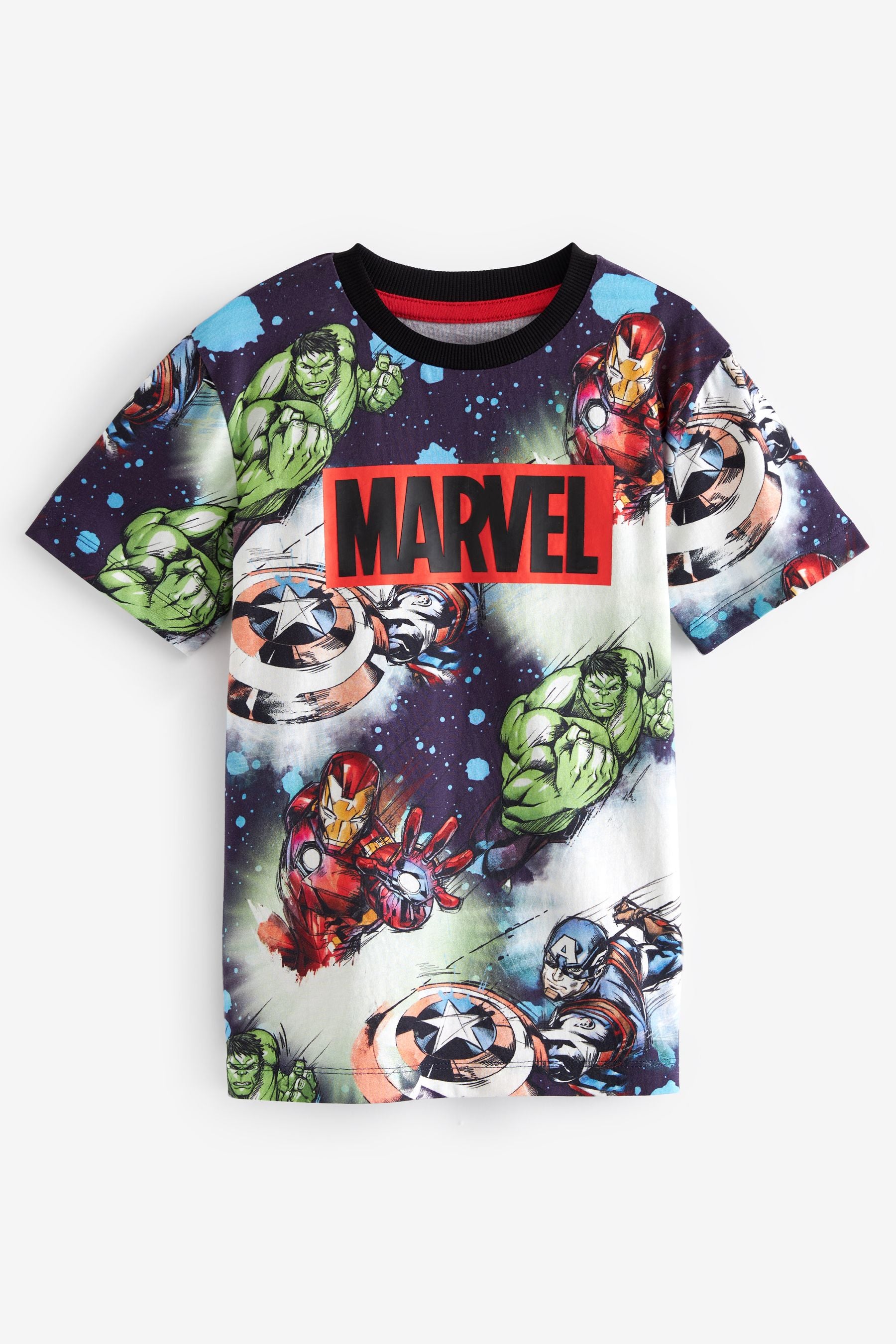 Blue Licensed Marvel Avengers T-Shirt (3-14yrs)