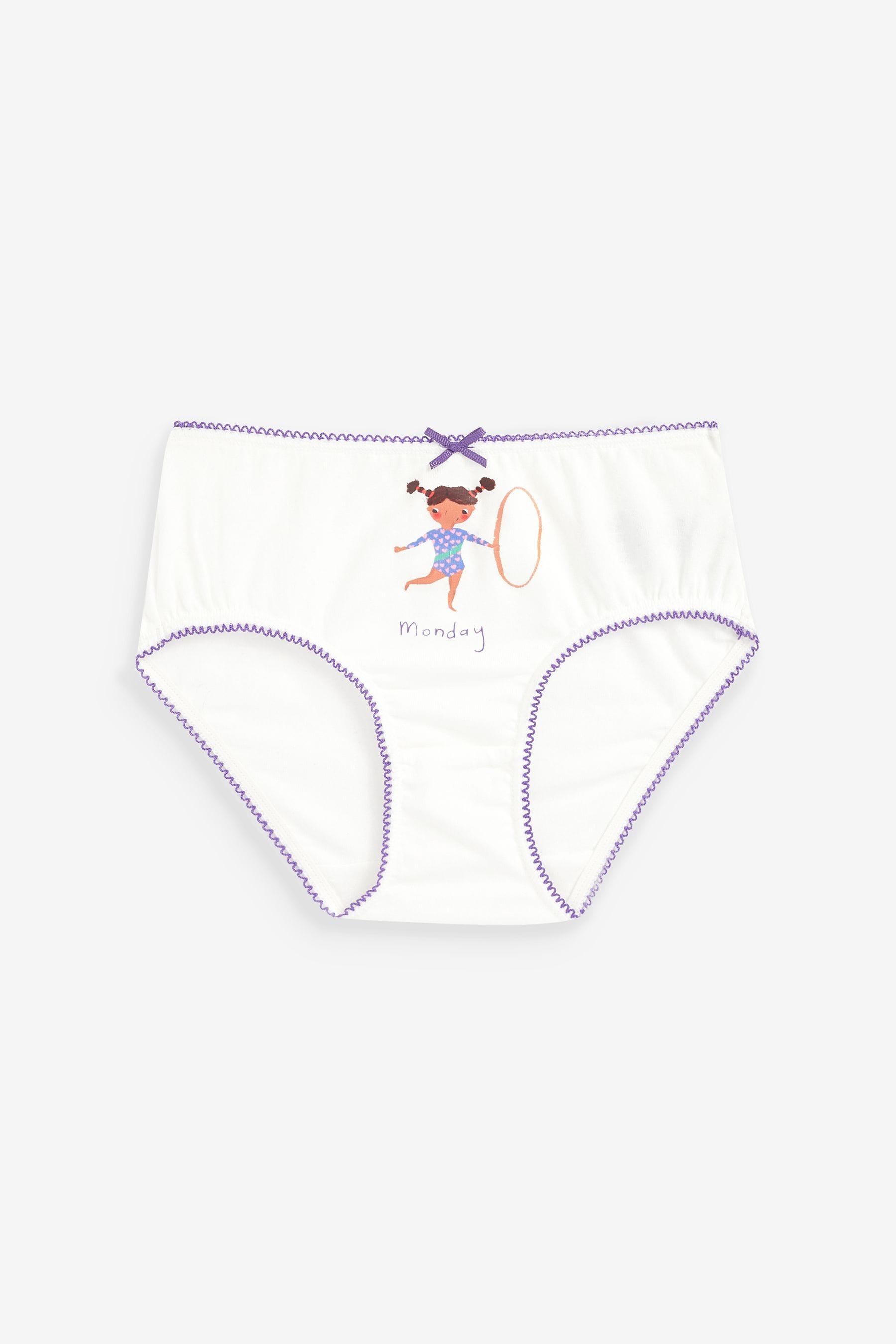 White Days Of The Week Briefs 7 Pack (1.5-12yrs)