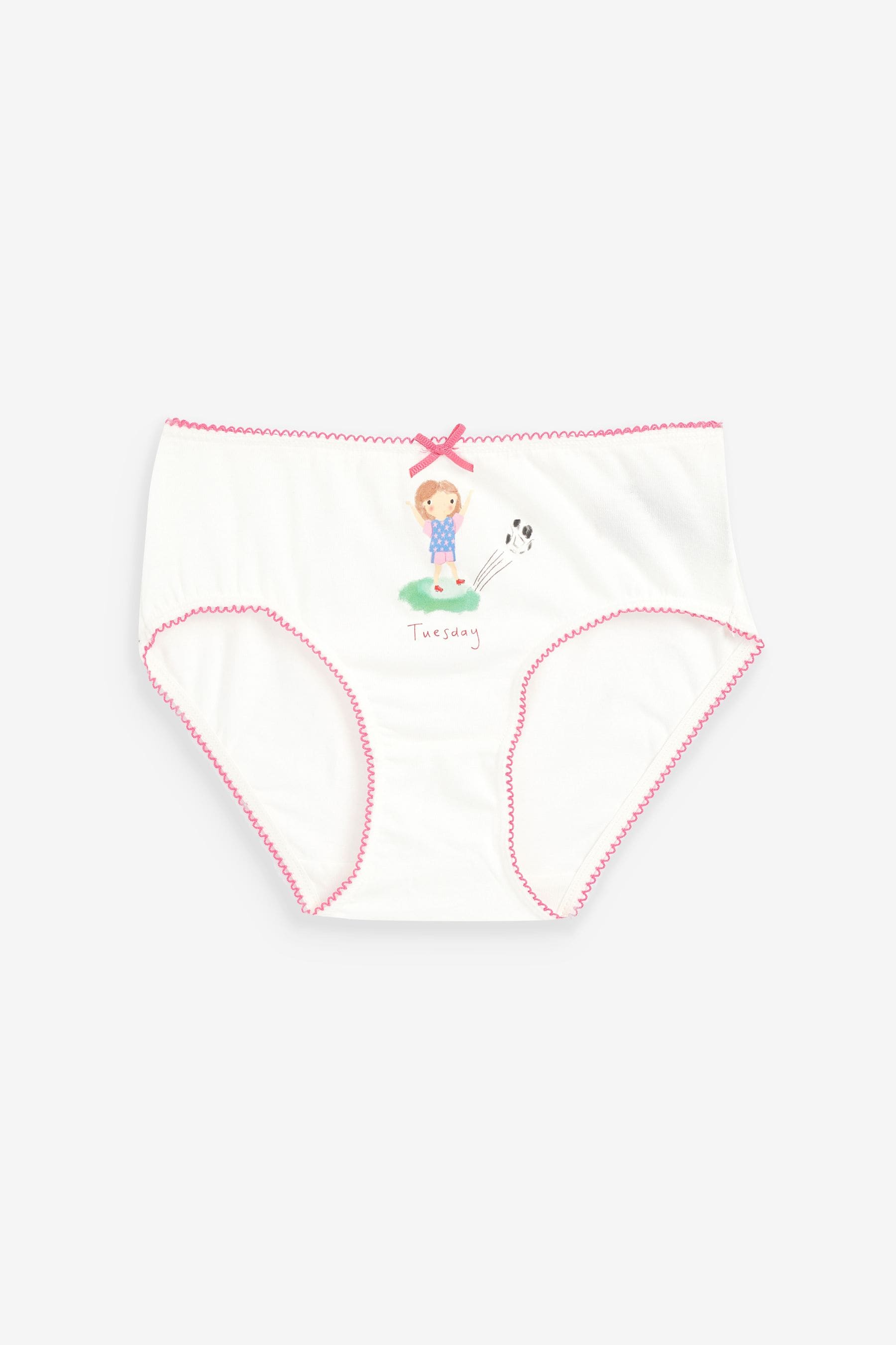 White Days Of The Week Briefs 7 Pack (1.5-12yrs)