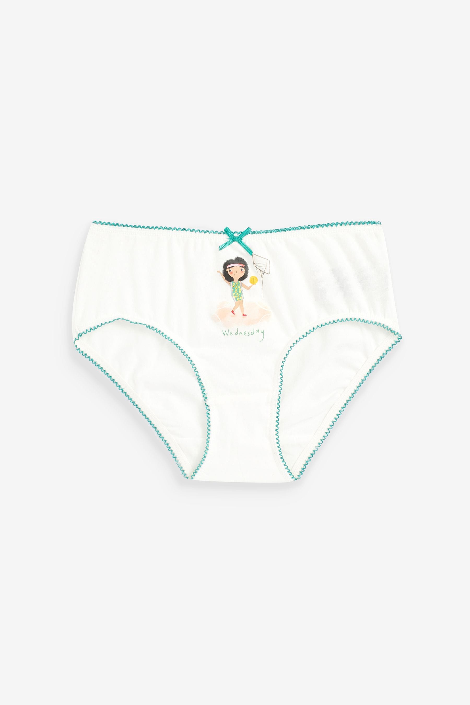 White Days Of The Week Briefs 7 Pack (1.5-12yrs)