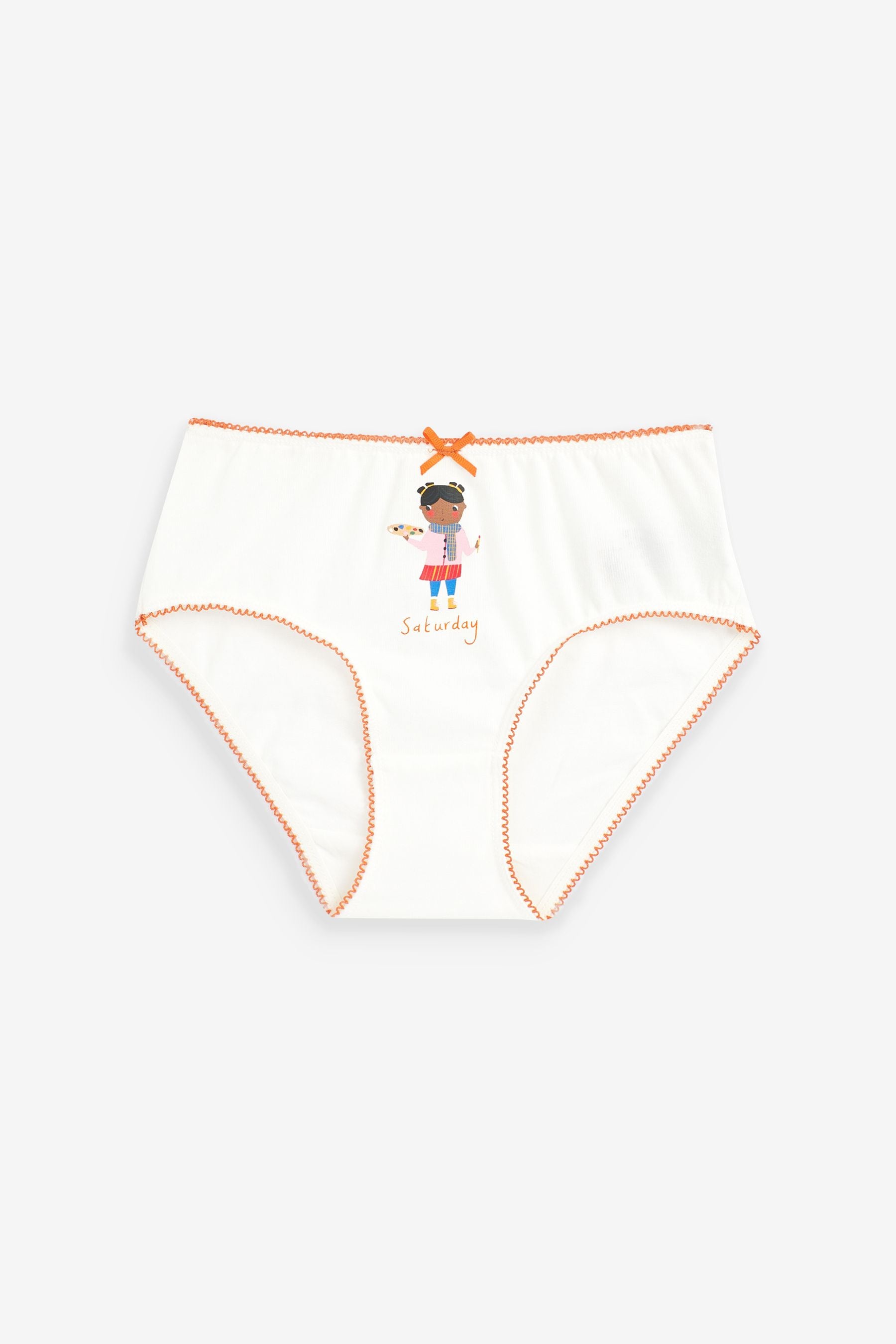 White Days Of The Week Briefs 7 Pack (1.5-12yrs)