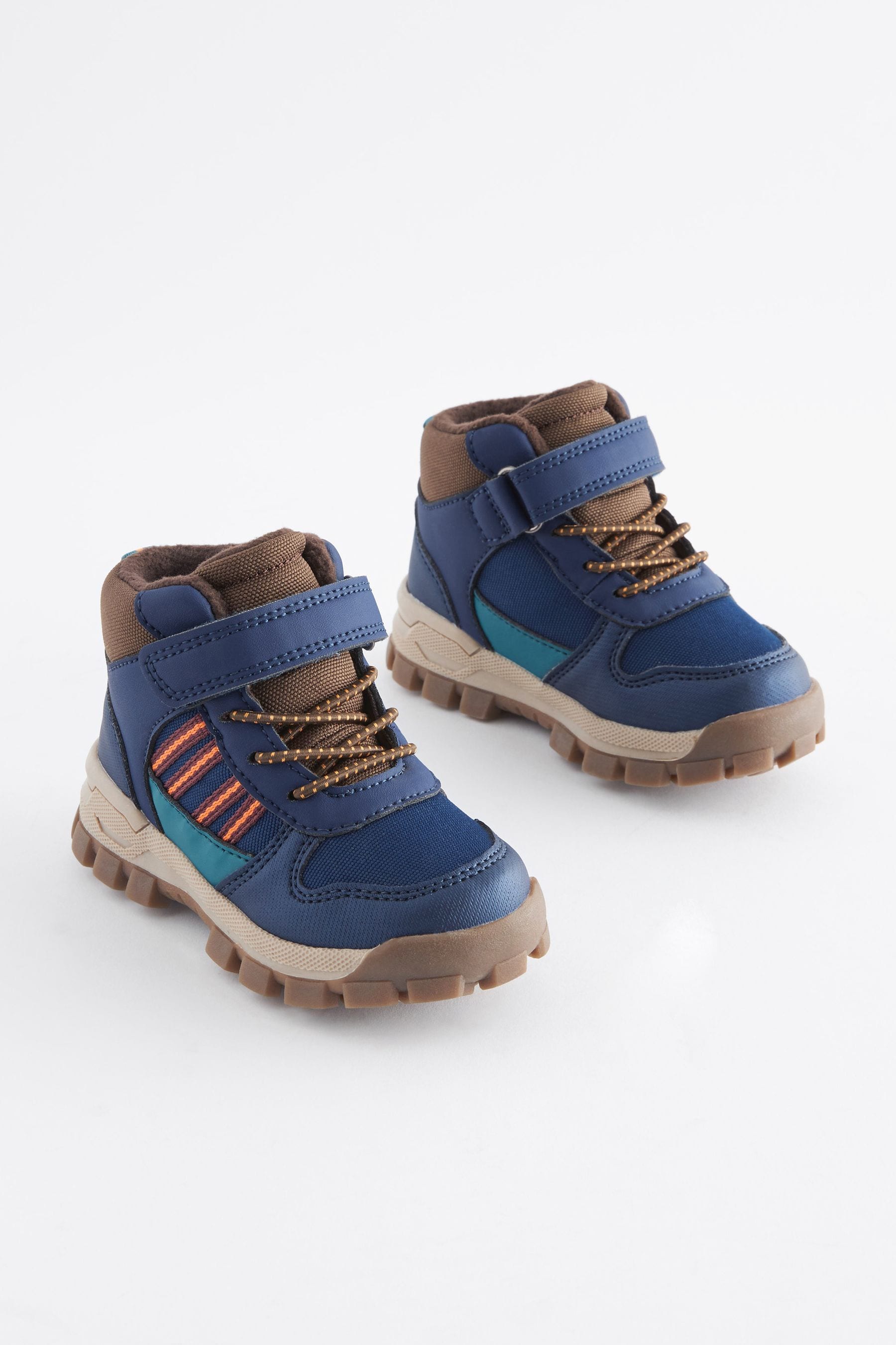 Navy Blue Water Resistant Thermal Thinsulate™ Lined Walking Boots