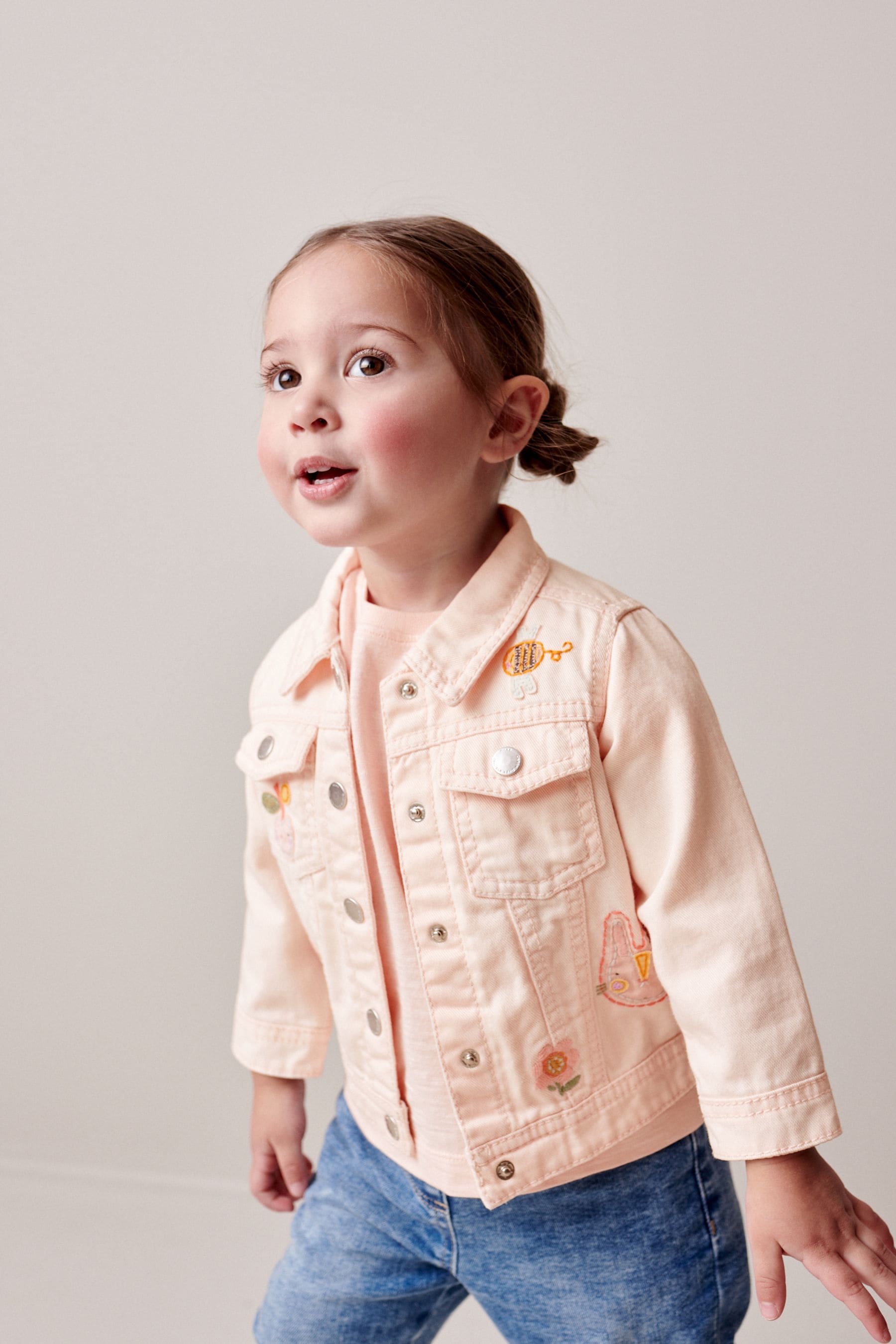 Peach Pink Character Western Jacket (3mths-7yrs)