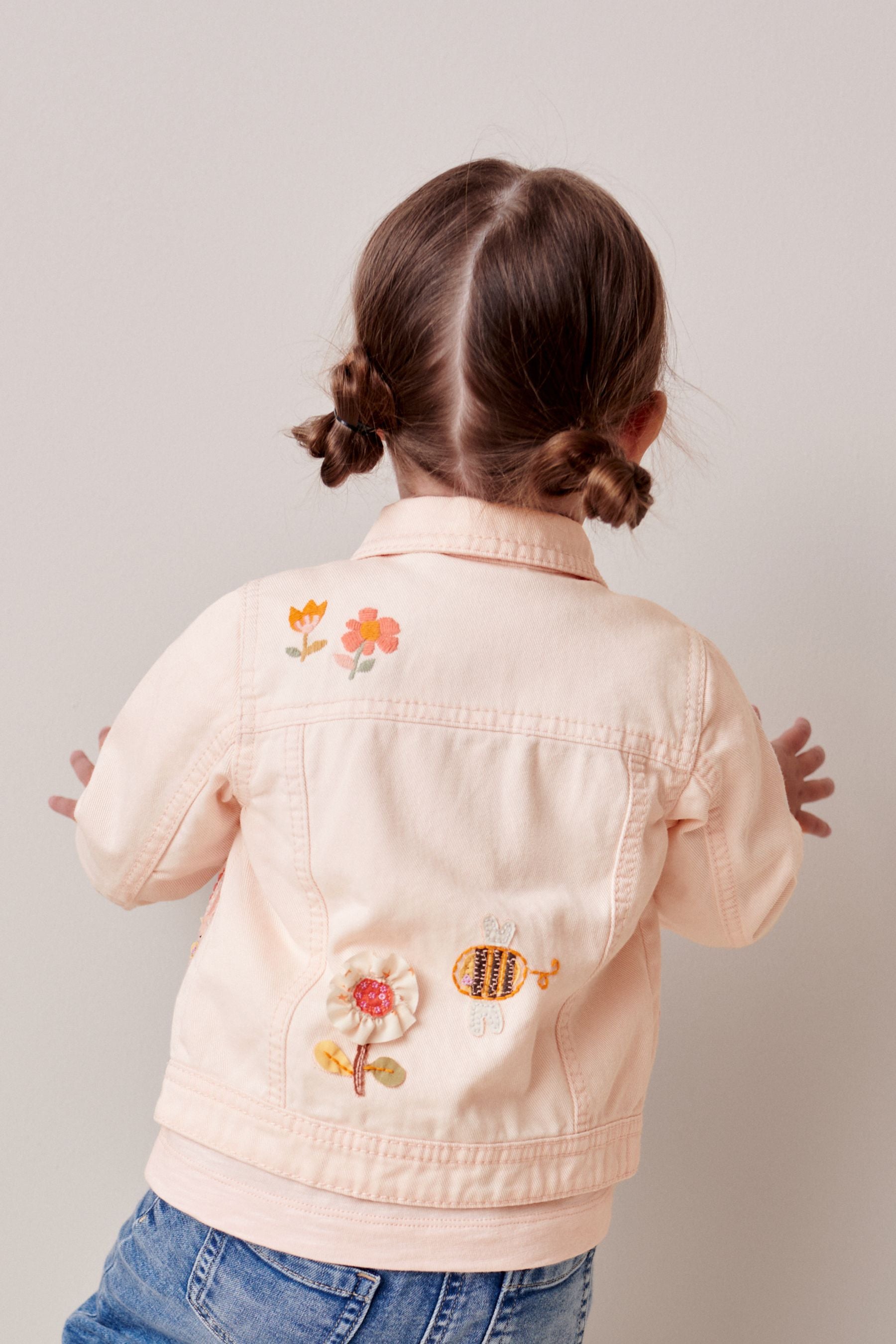 Peach Pink Character Western Jacket (3mths-7yrs)