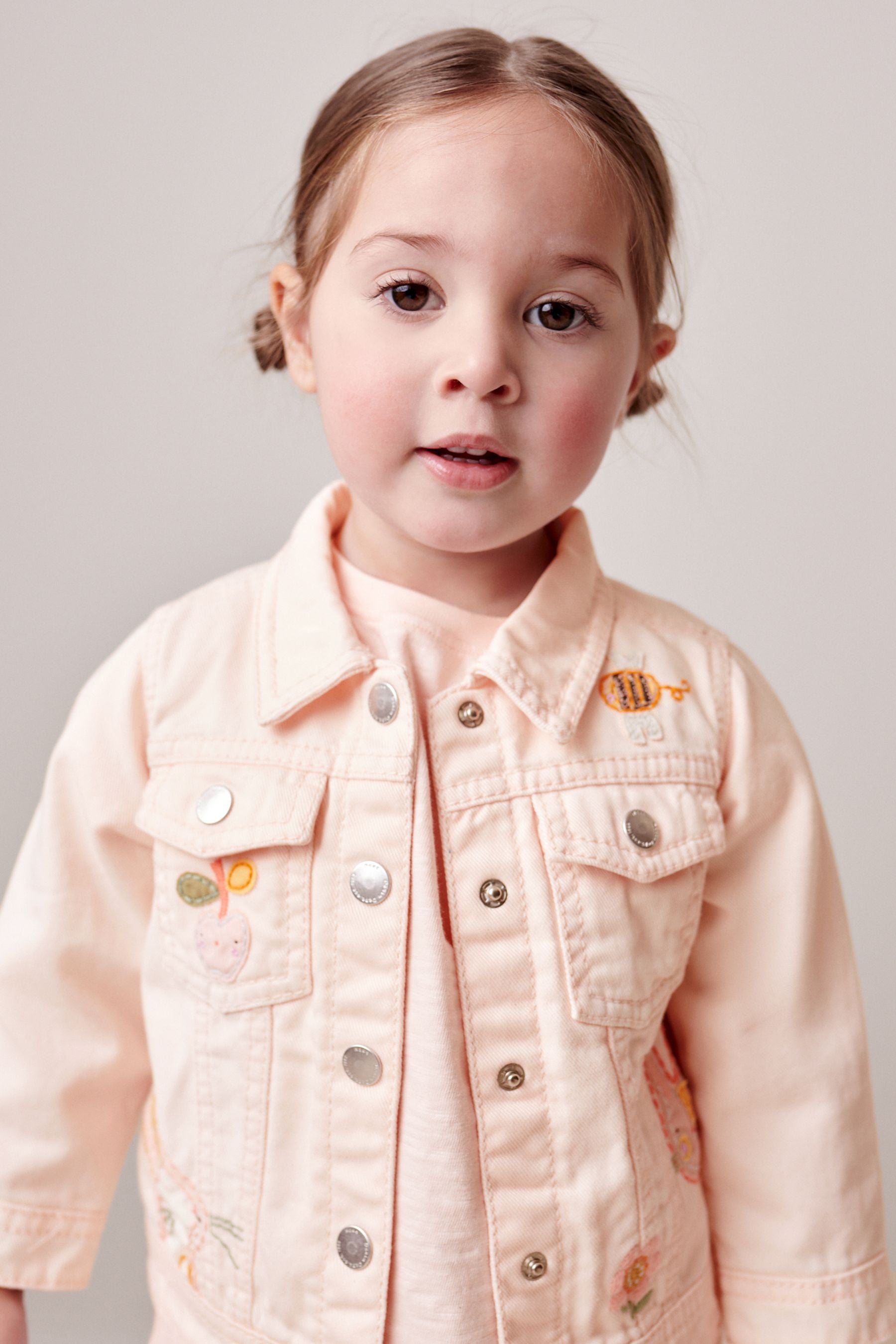 Peach Pink Character Western Jacket (3mths-7yrs)