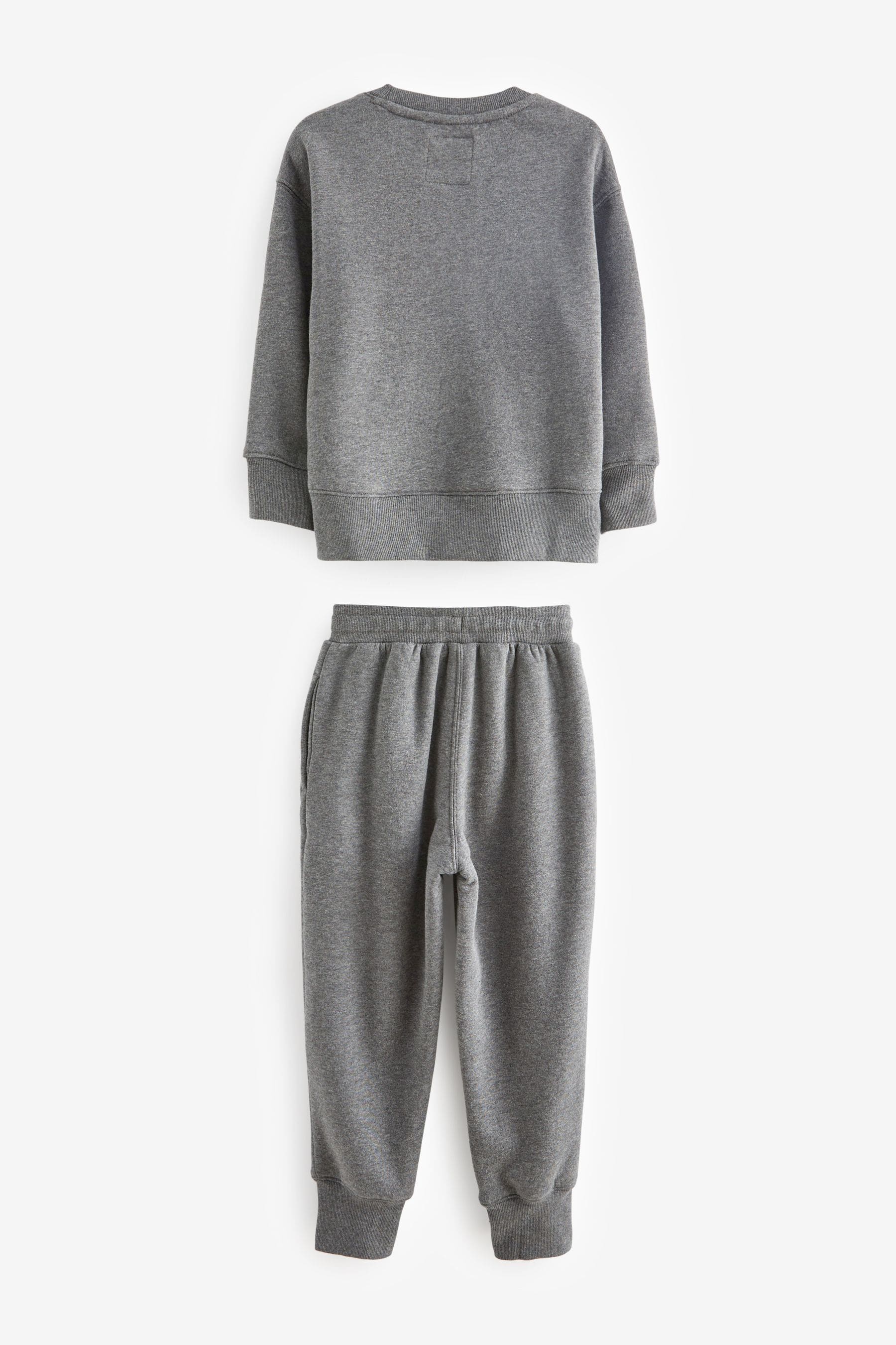 Charcoal Grey Cosy Fleece Borg Lined Lounge Set (3-16yrs) (3-16yrs)