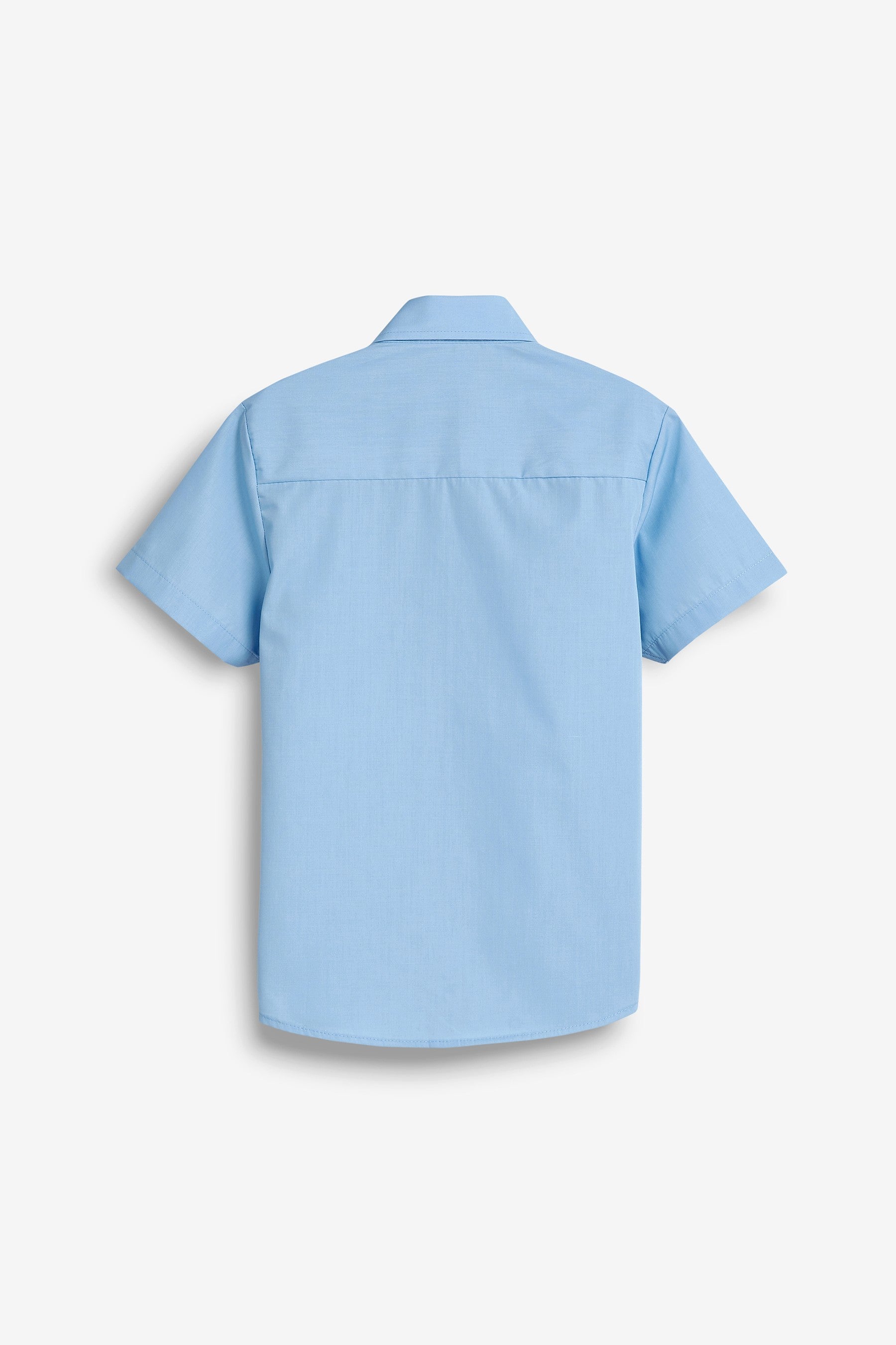 Blue 2 Pack Short Sleeve School Shirts (3-17yrs)