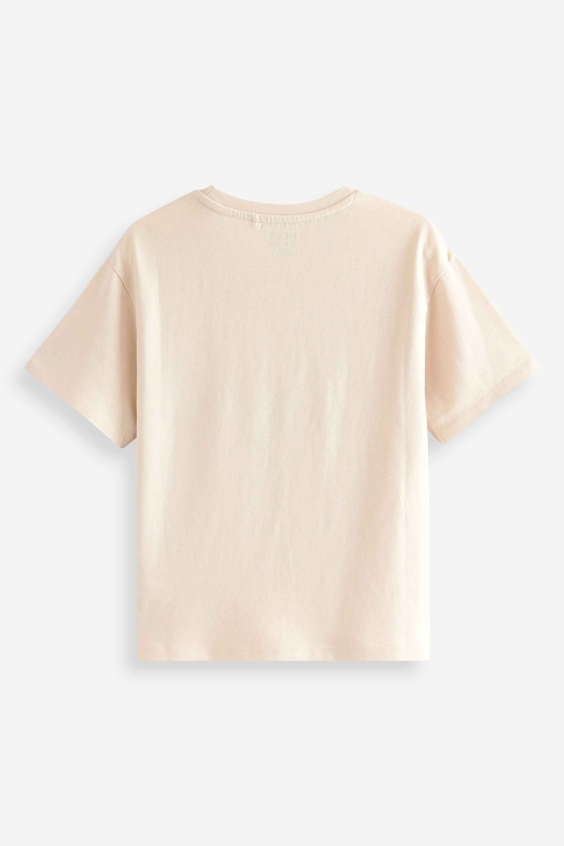 Neutral Sequin Butterfly Oversized T-Shirt (3-16yrs)