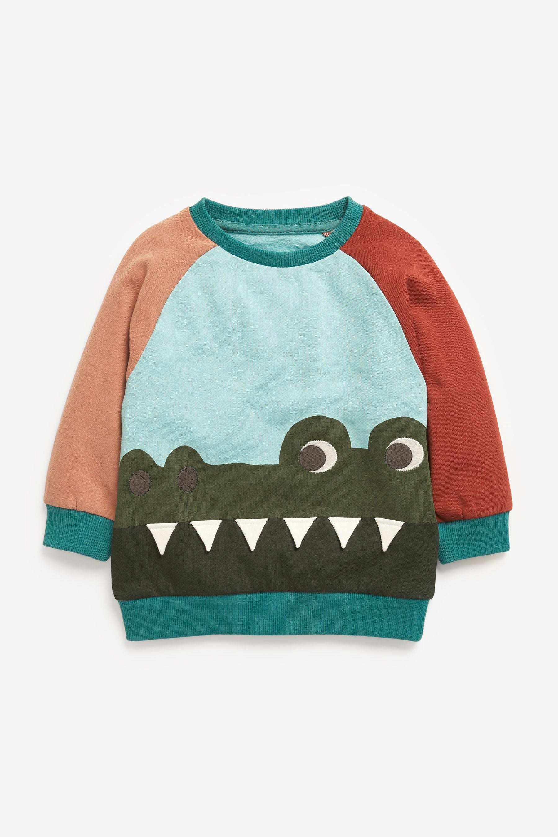 Blue Crocodile Character Sweatshirt And Joggers Set (3mths-7yrs)