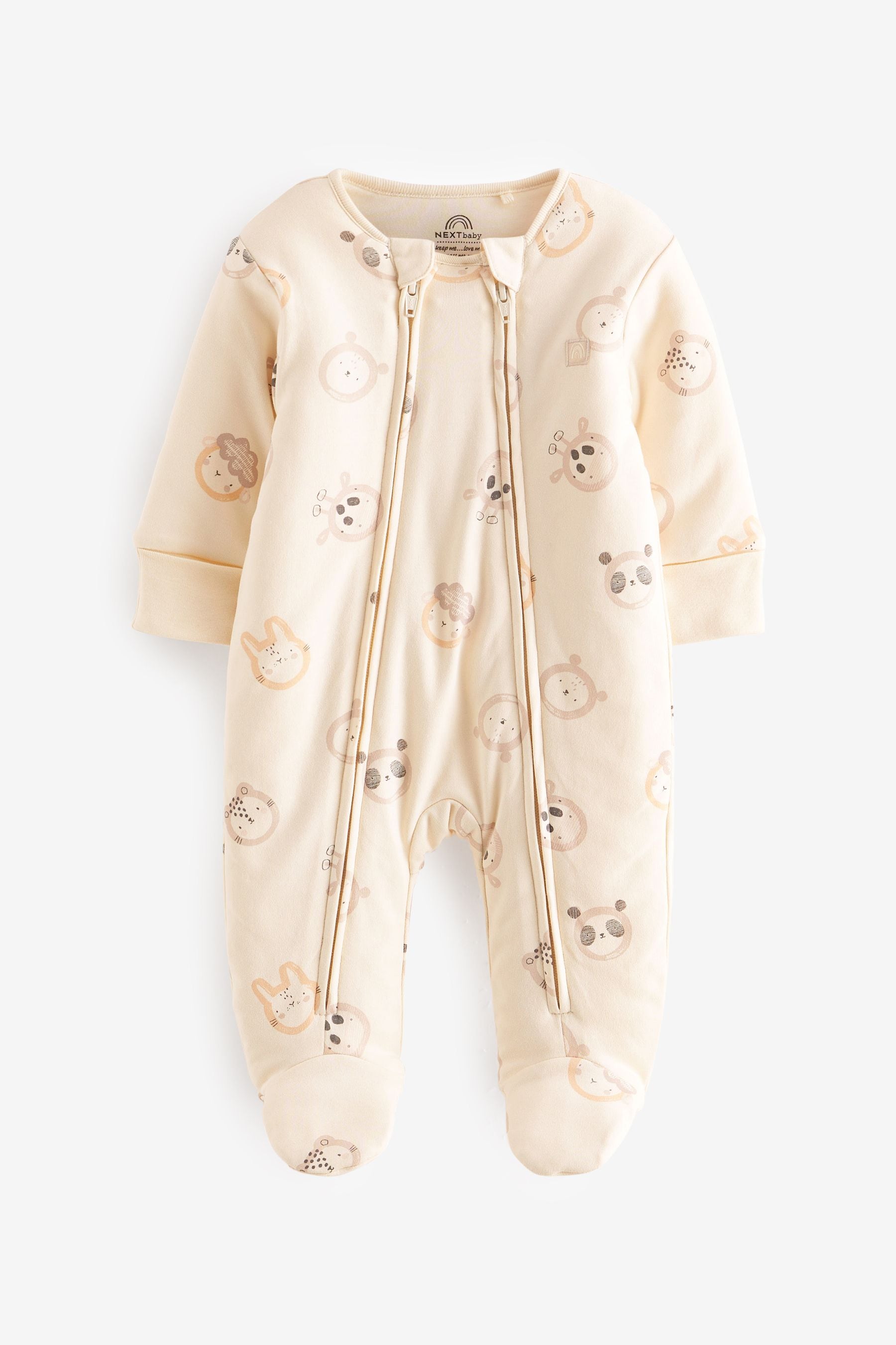 Ecru White 2.5 Tog Wadded Single Sleepsuit