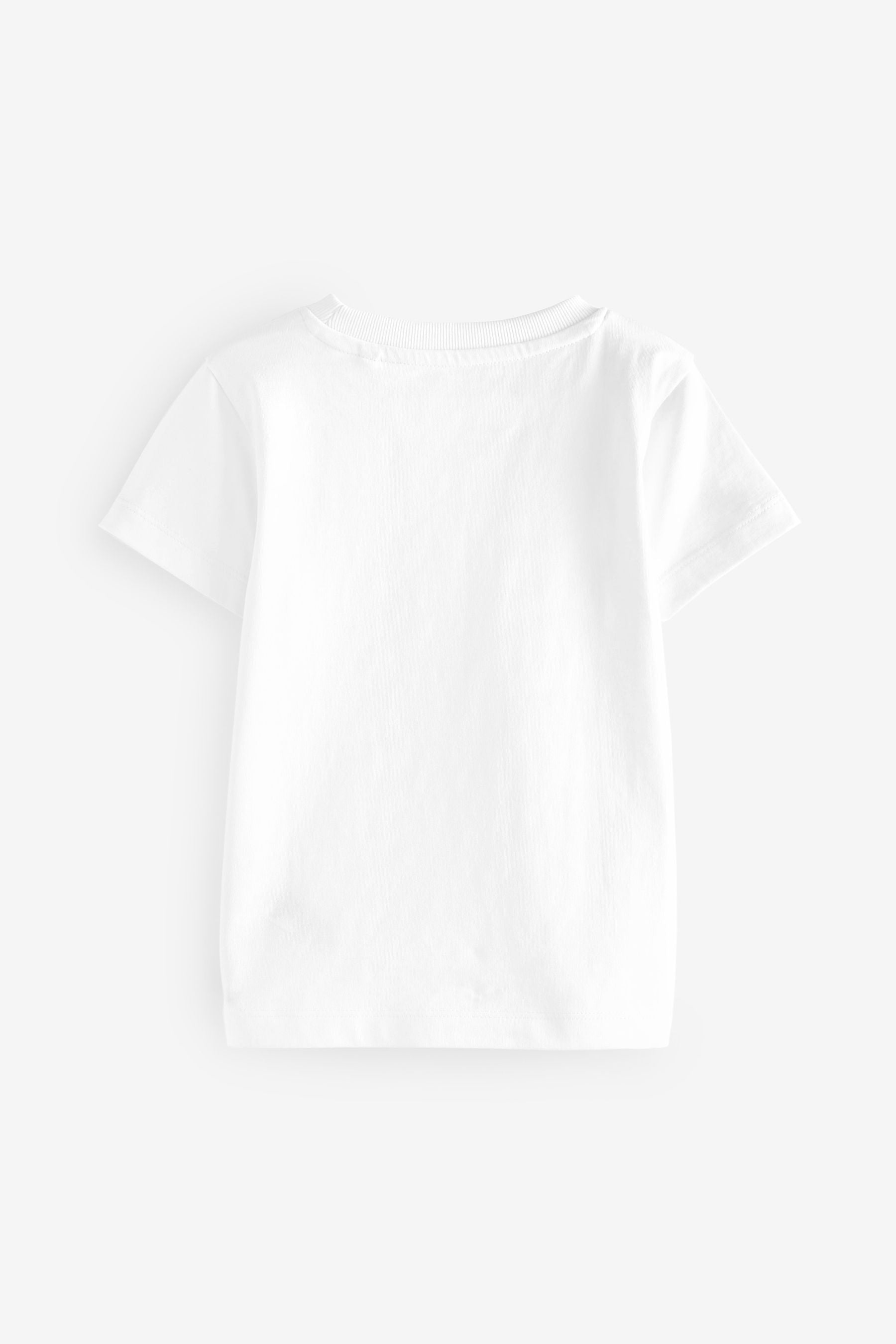 White Short Sleeve T-Shirts (3mths-7yrs)