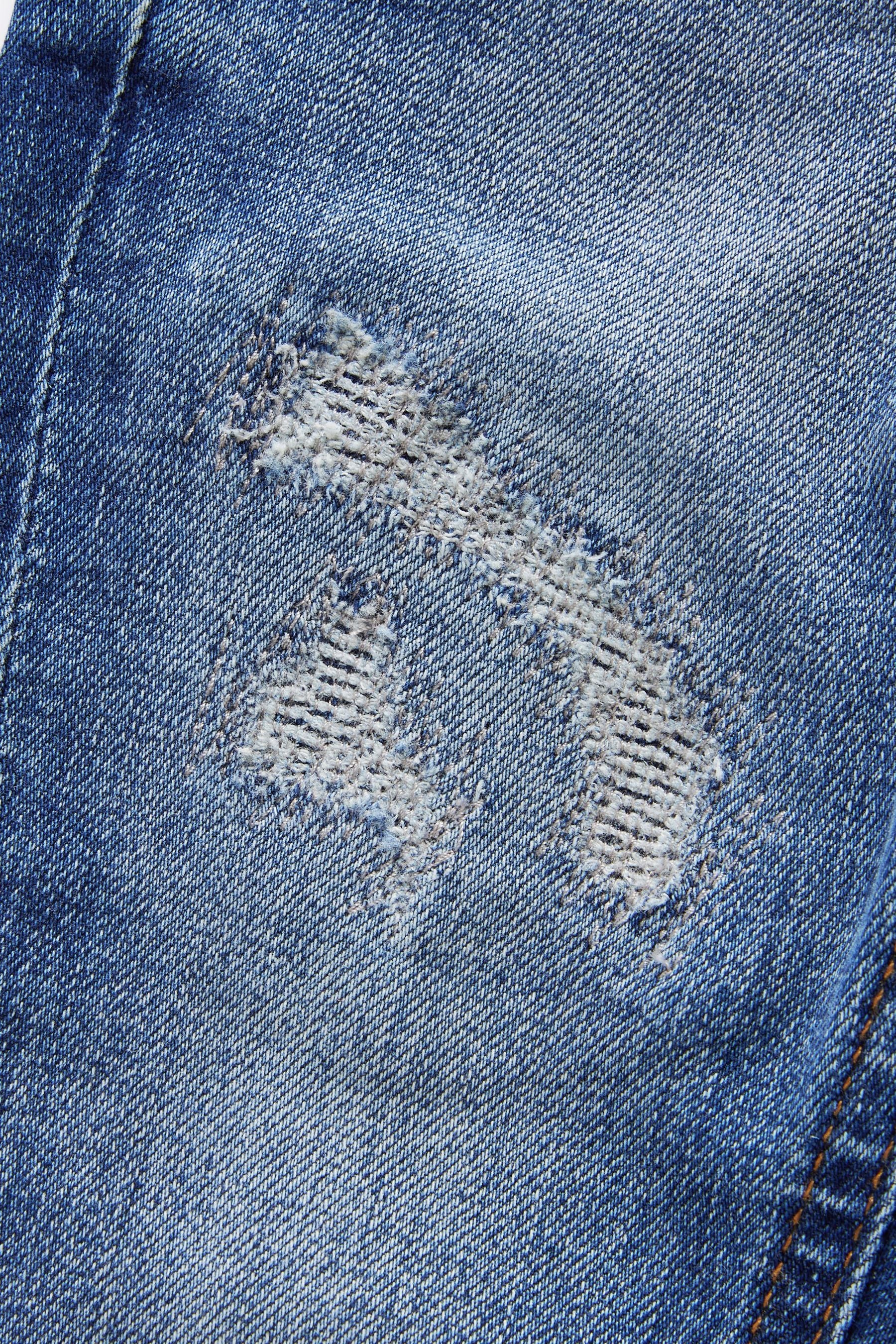 Mid Blue Denim Distressed Jeans (3mths-7yrs)