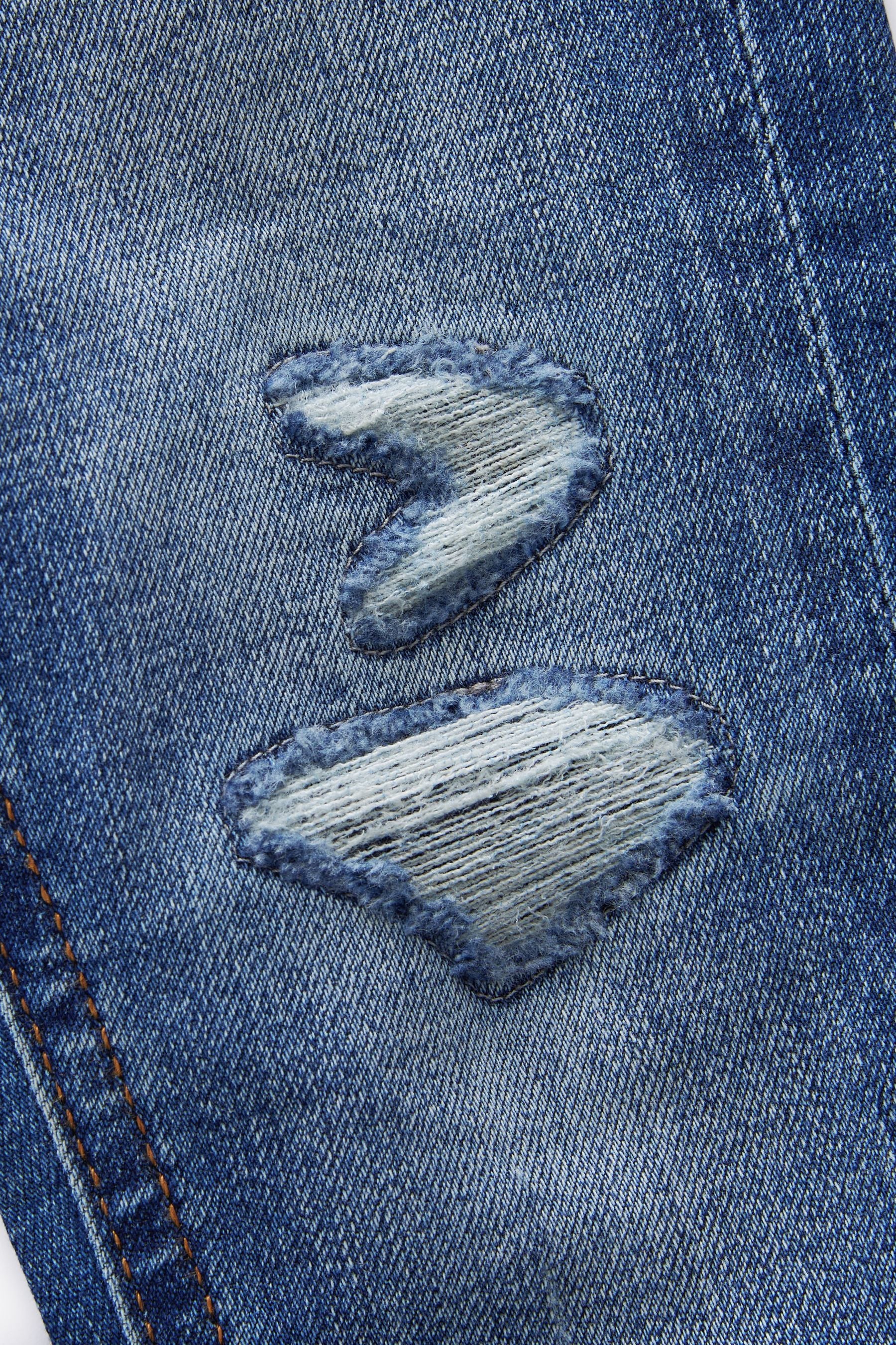 Mid Blue Denim Distressed Jeans (3mths-7yrs)