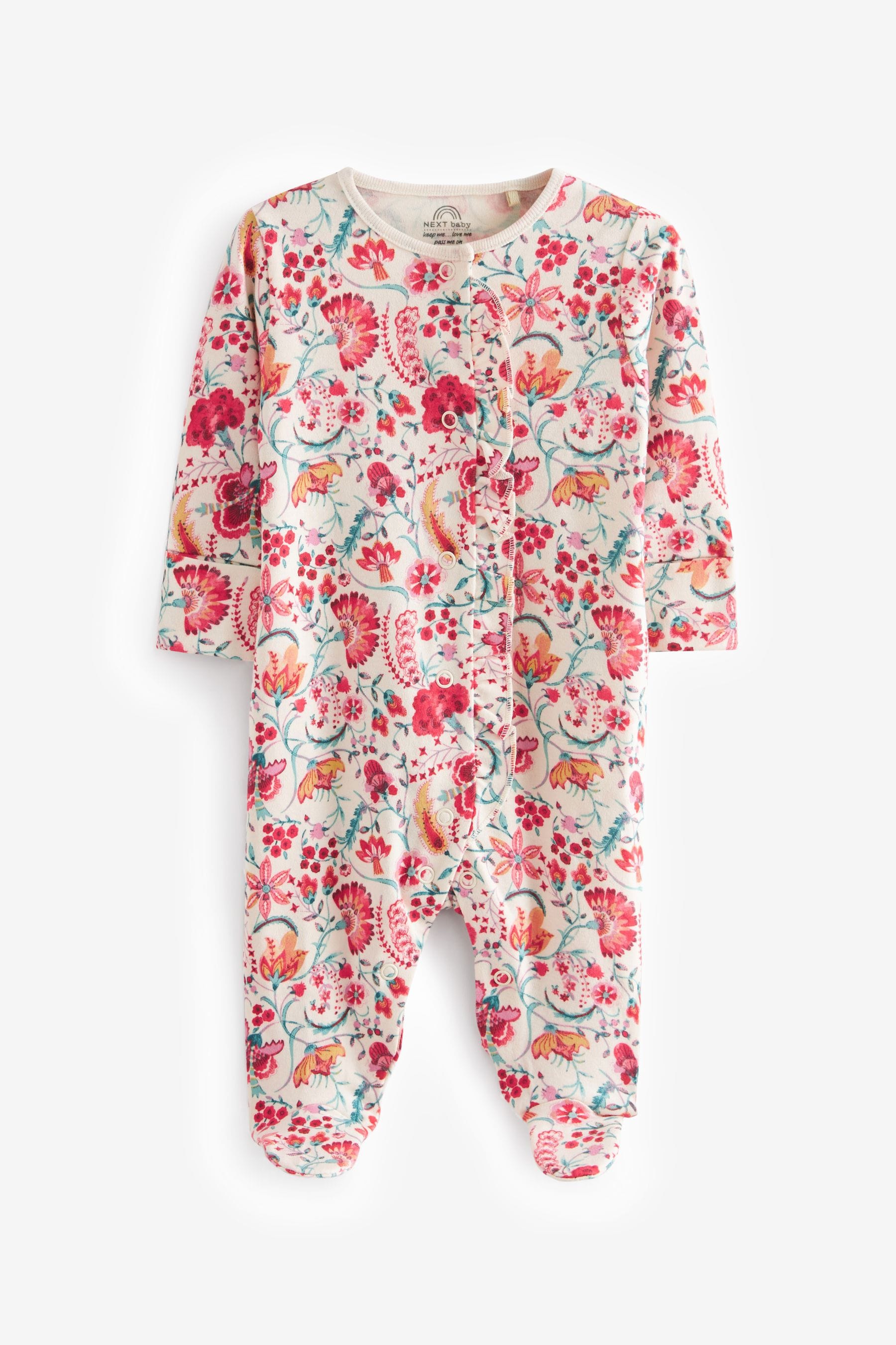 Red Baby Sleepsuits 2 Pack (0-18mths)