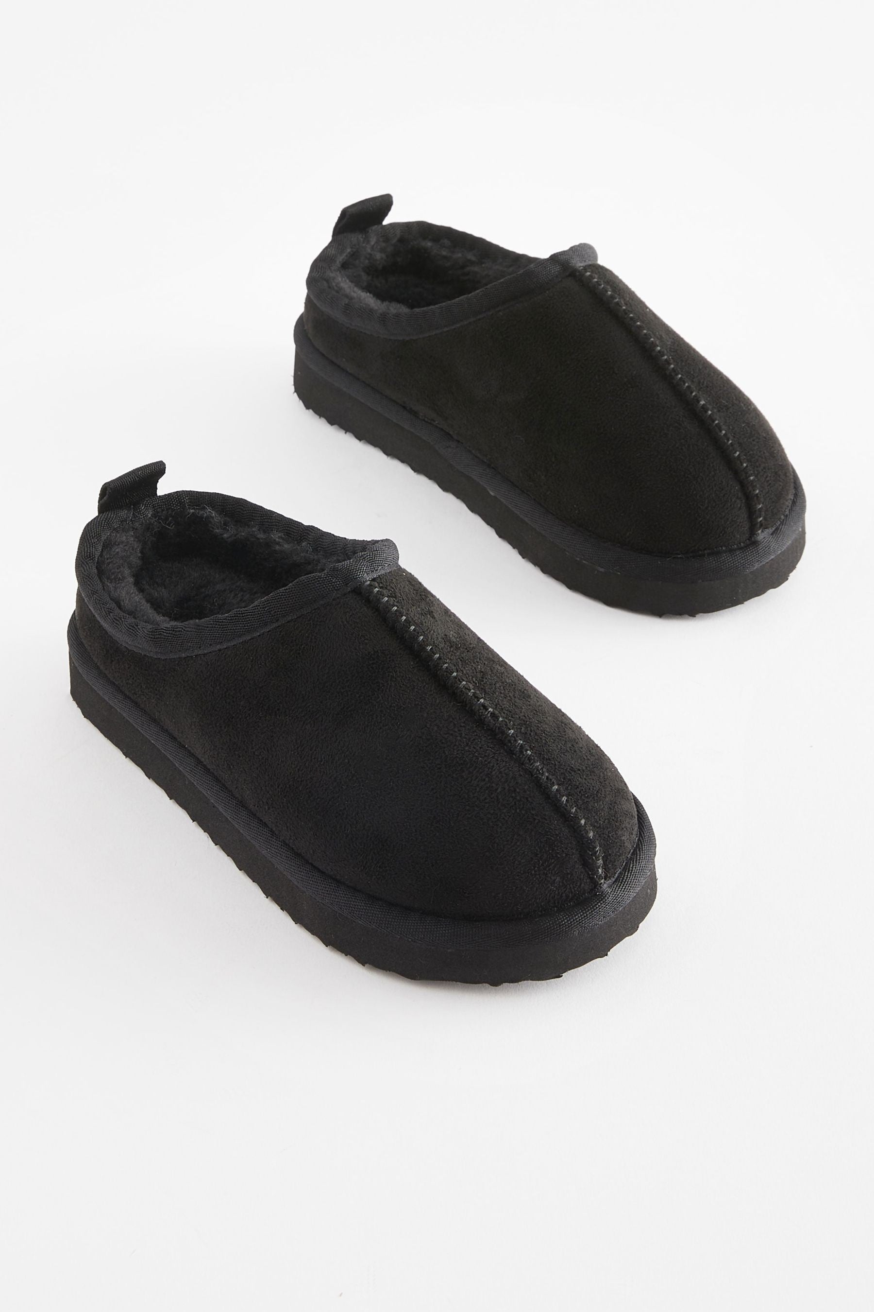 Black Cosy Mule Slippers