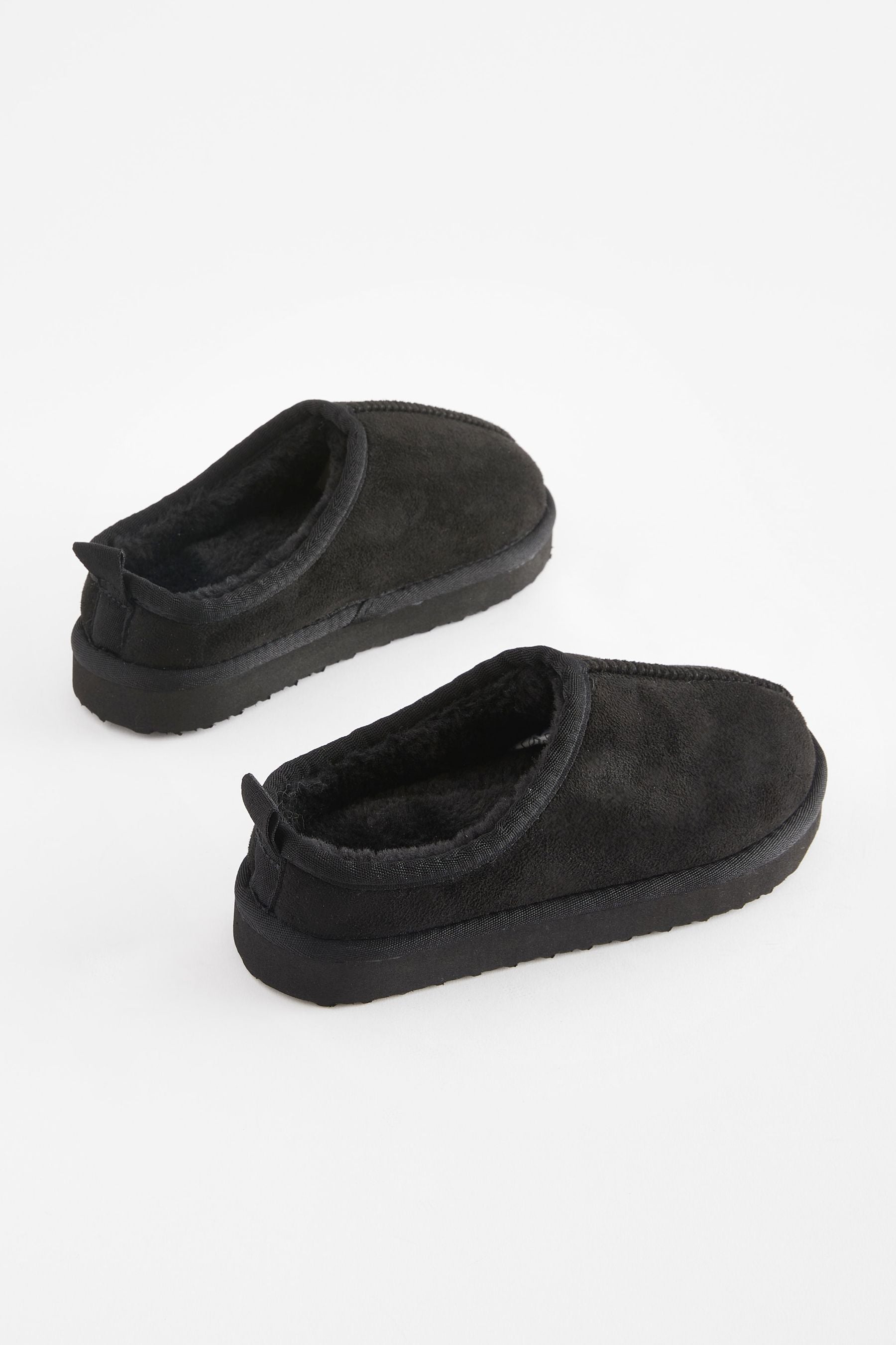 Black Cosy Mule Slippers