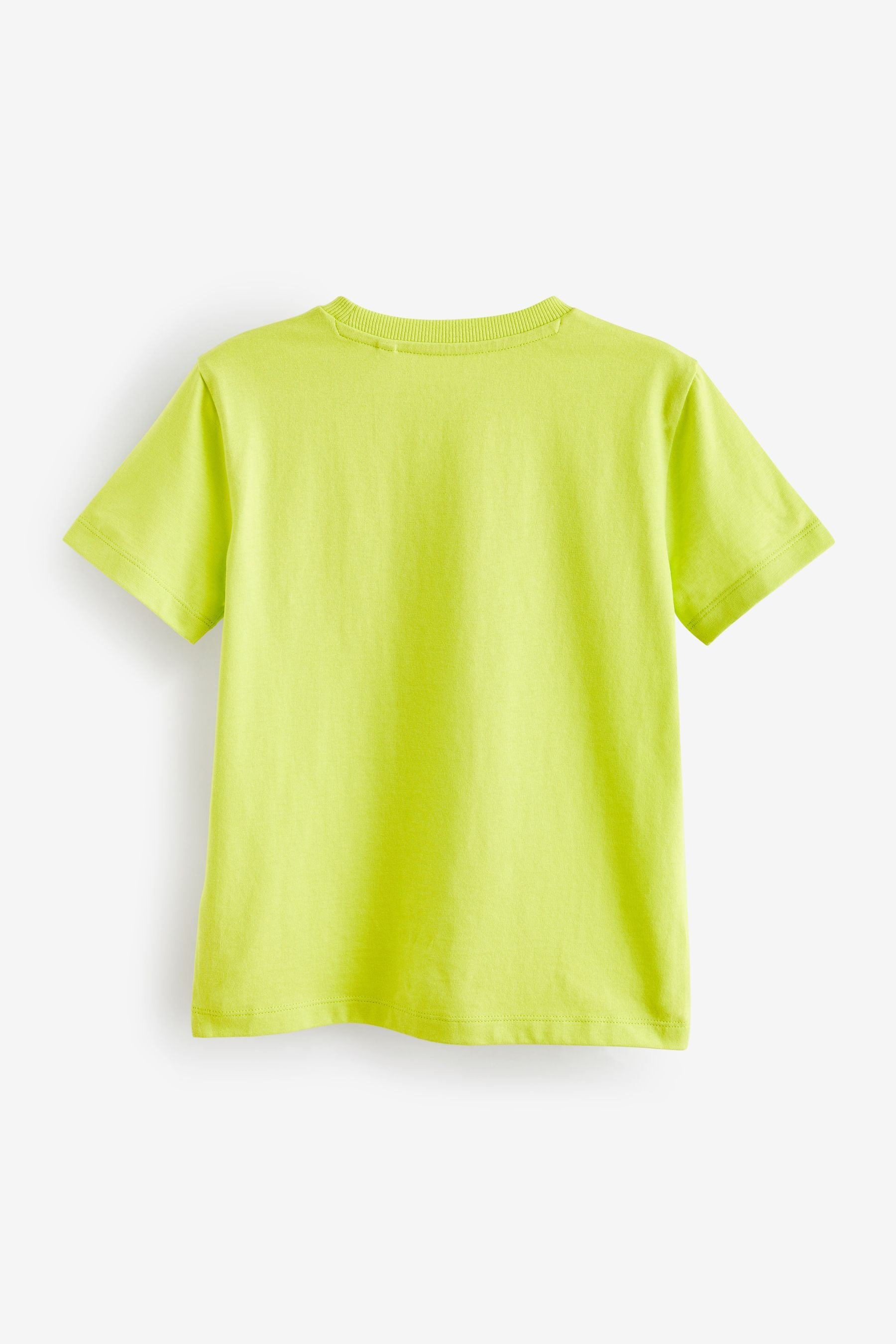 Lime Green Short Sleeve Graphic T-Shirt (3-16yrs)