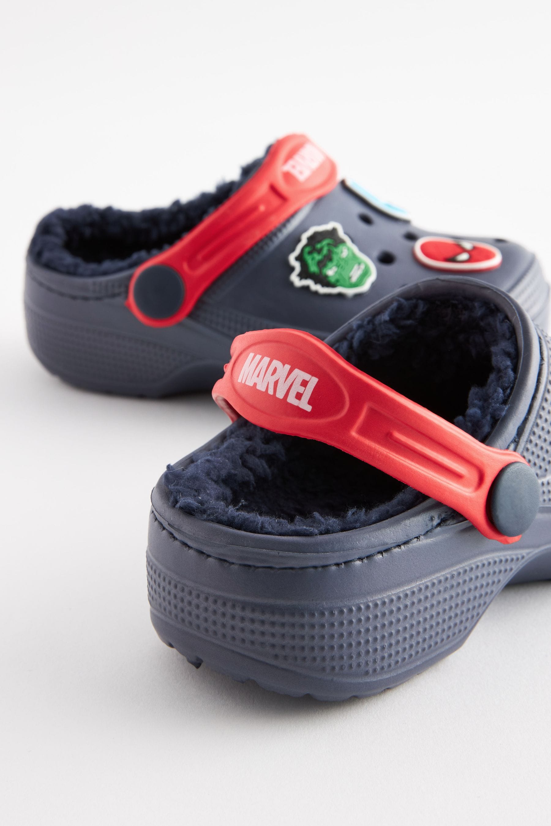 Marvel Navy Blue Slipper Clogs