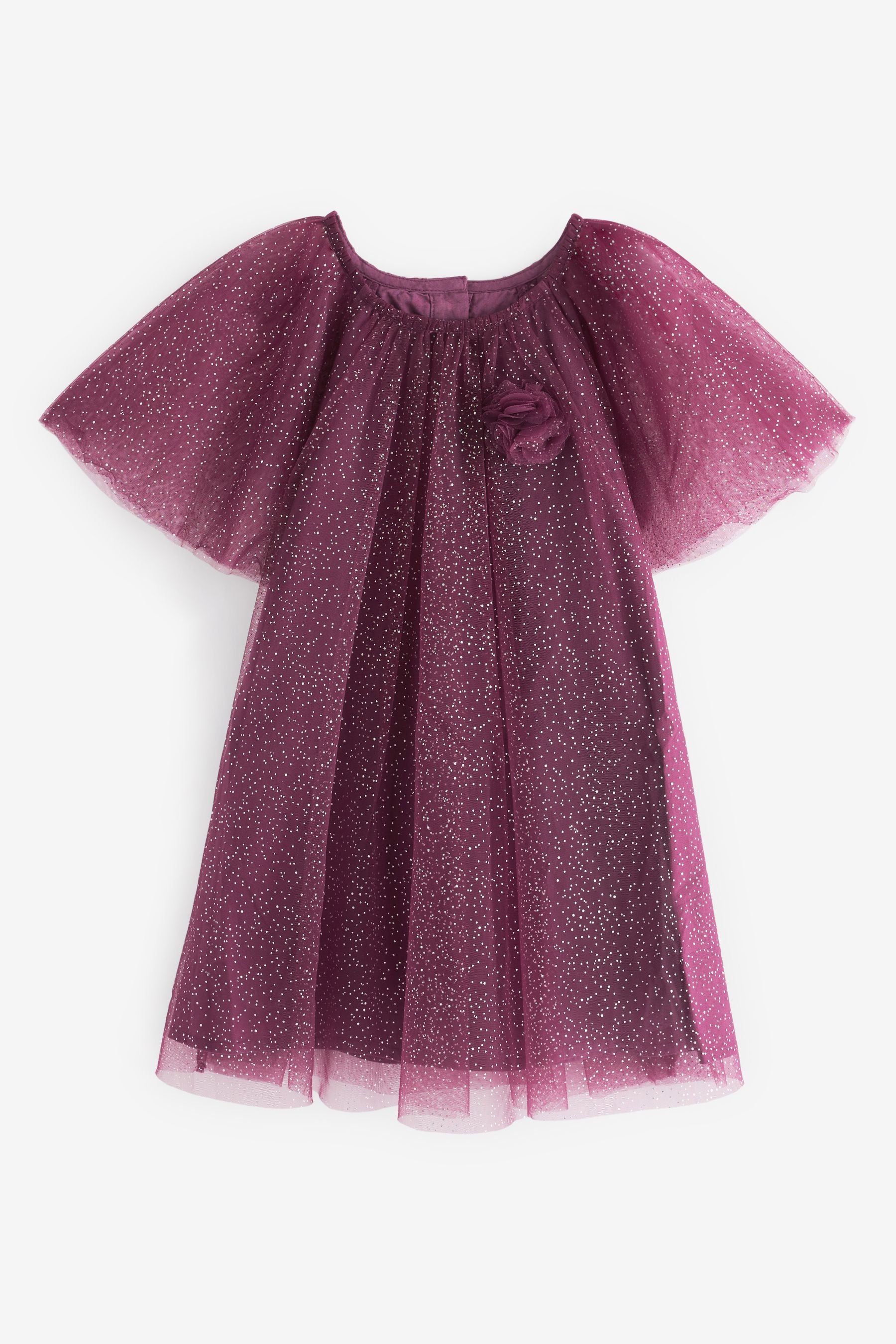 Berry Pink Sparkle Tulle Party Dress (3mths-10yrs)