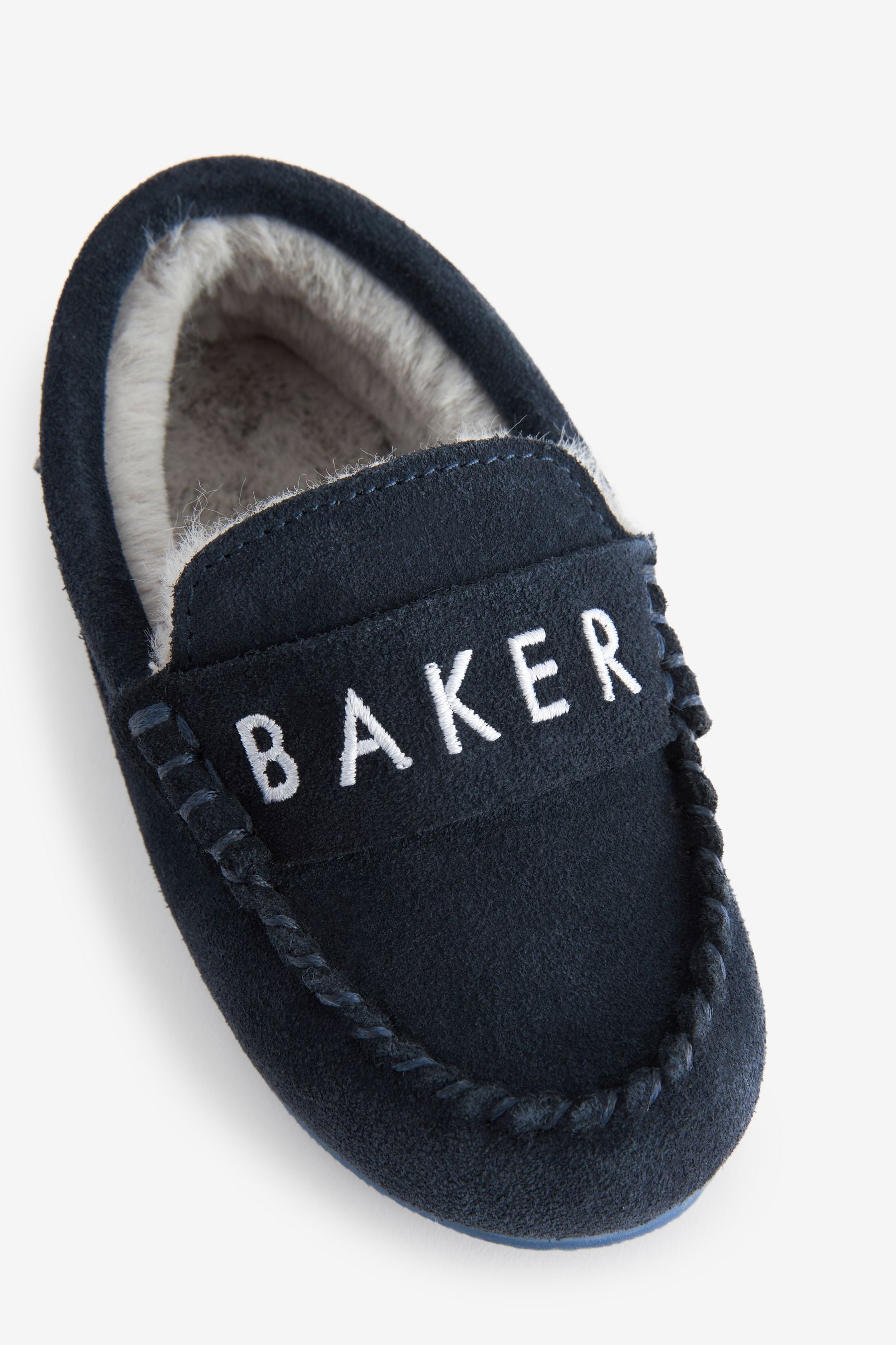 Navy Baker by Ted Baker Boys Loafer Slippers