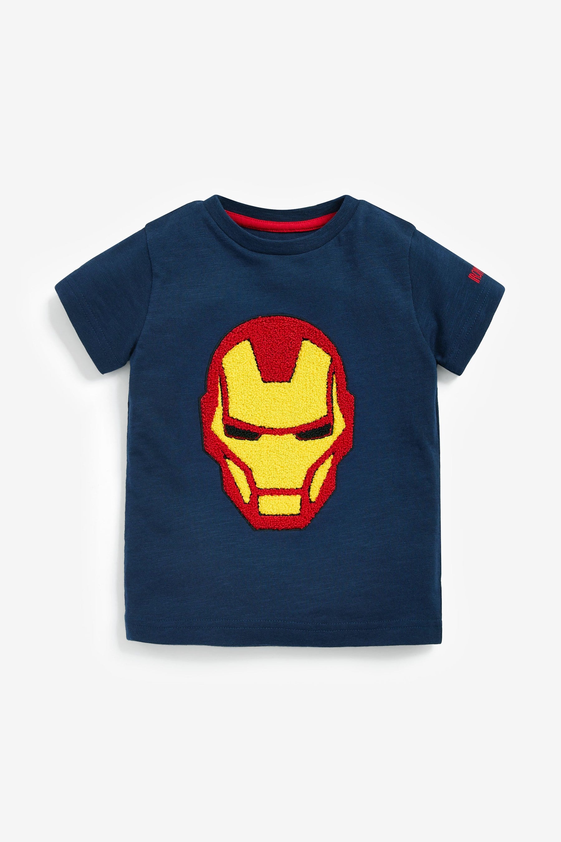 Navy Blue Ironman Superhero License T-Shirt (3mths-8yrs)