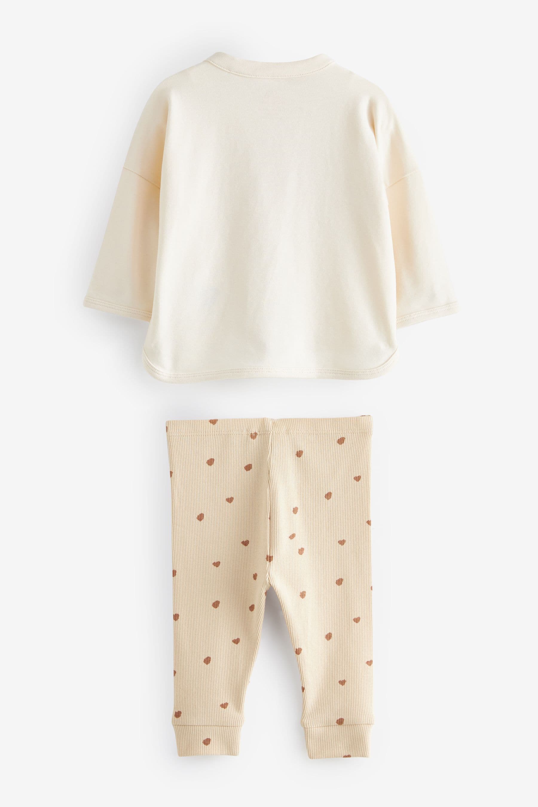 Neutral Safari Baby T-Shirts And Leggings Set 6 Pack