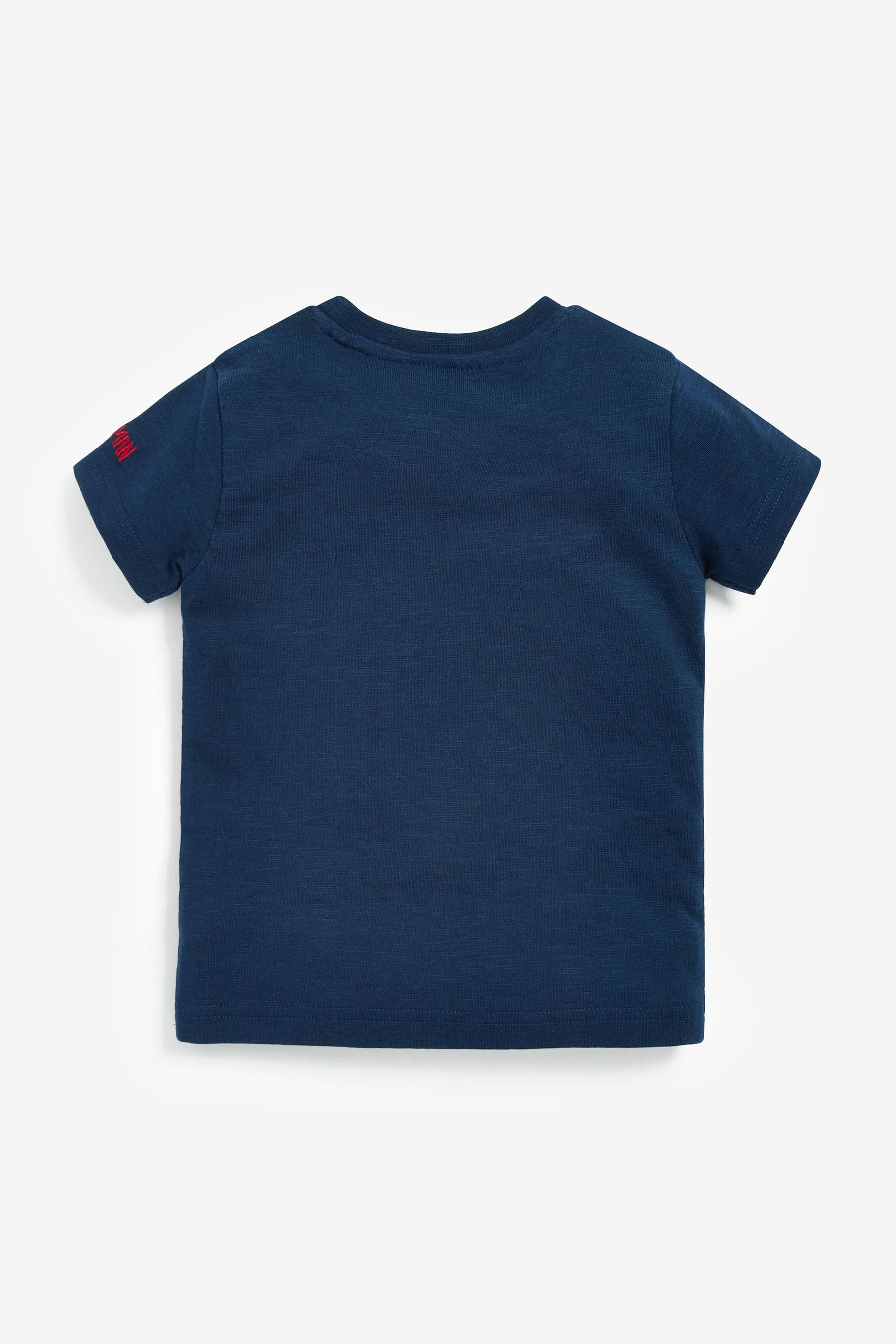 Navy Blue Ironman Superhero License T-Shirt (3mths-8yrs)