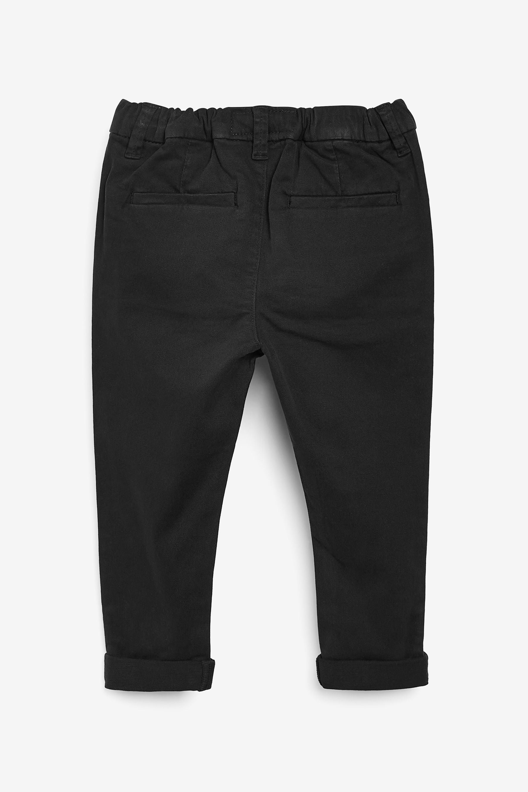 Black Stretch Chinos Trousers (3mths-7yrs)