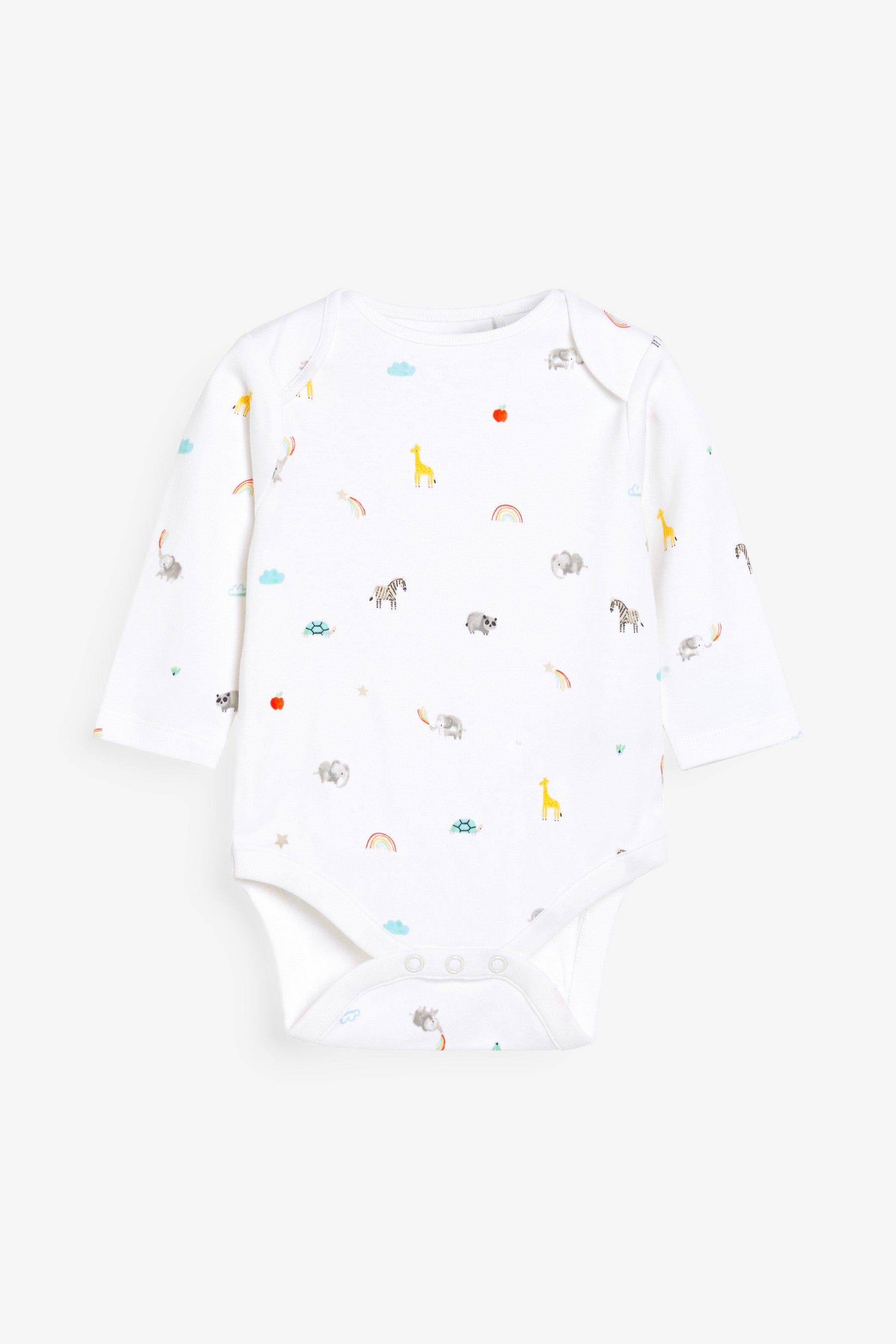 White Character Baby 7 Pack Long Sleeve Bodysuits (0mths-3yrs)