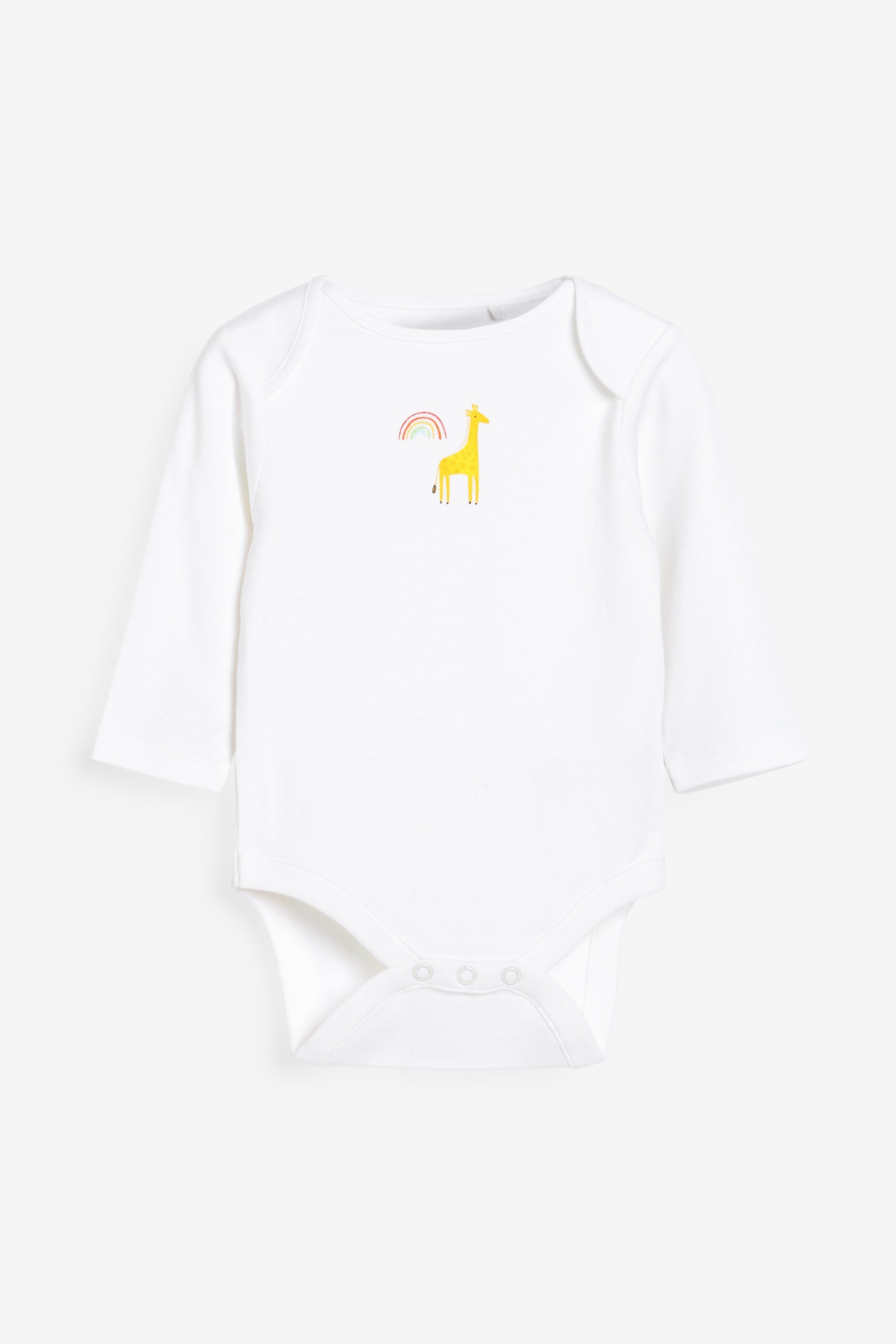 White Character Baby 7 Pack Long Sleeve Bodysuits (0mths-3yrs)