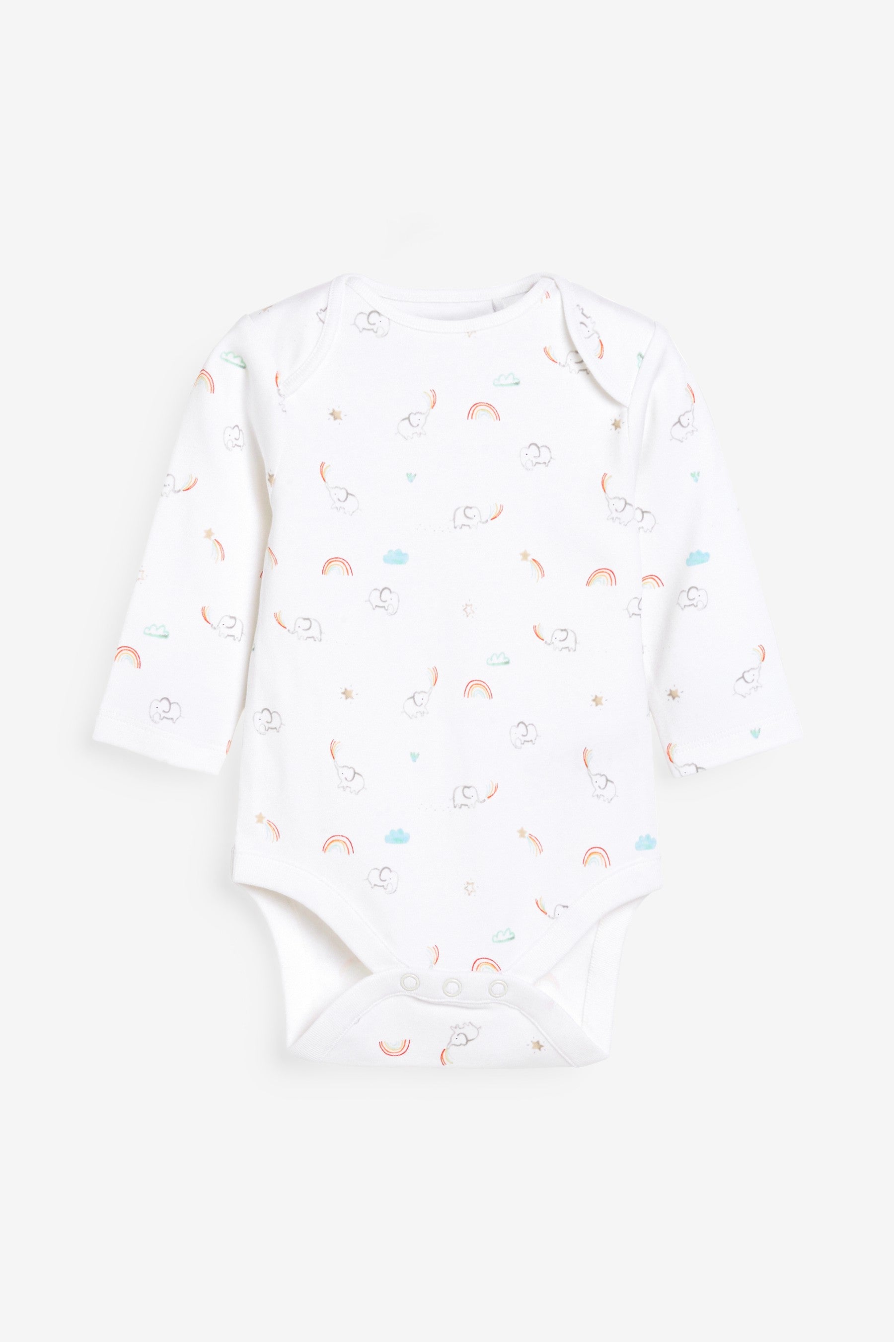 White Character Baby 7 Pack Long Sleeve Bodysuits (0mths-3yrs)