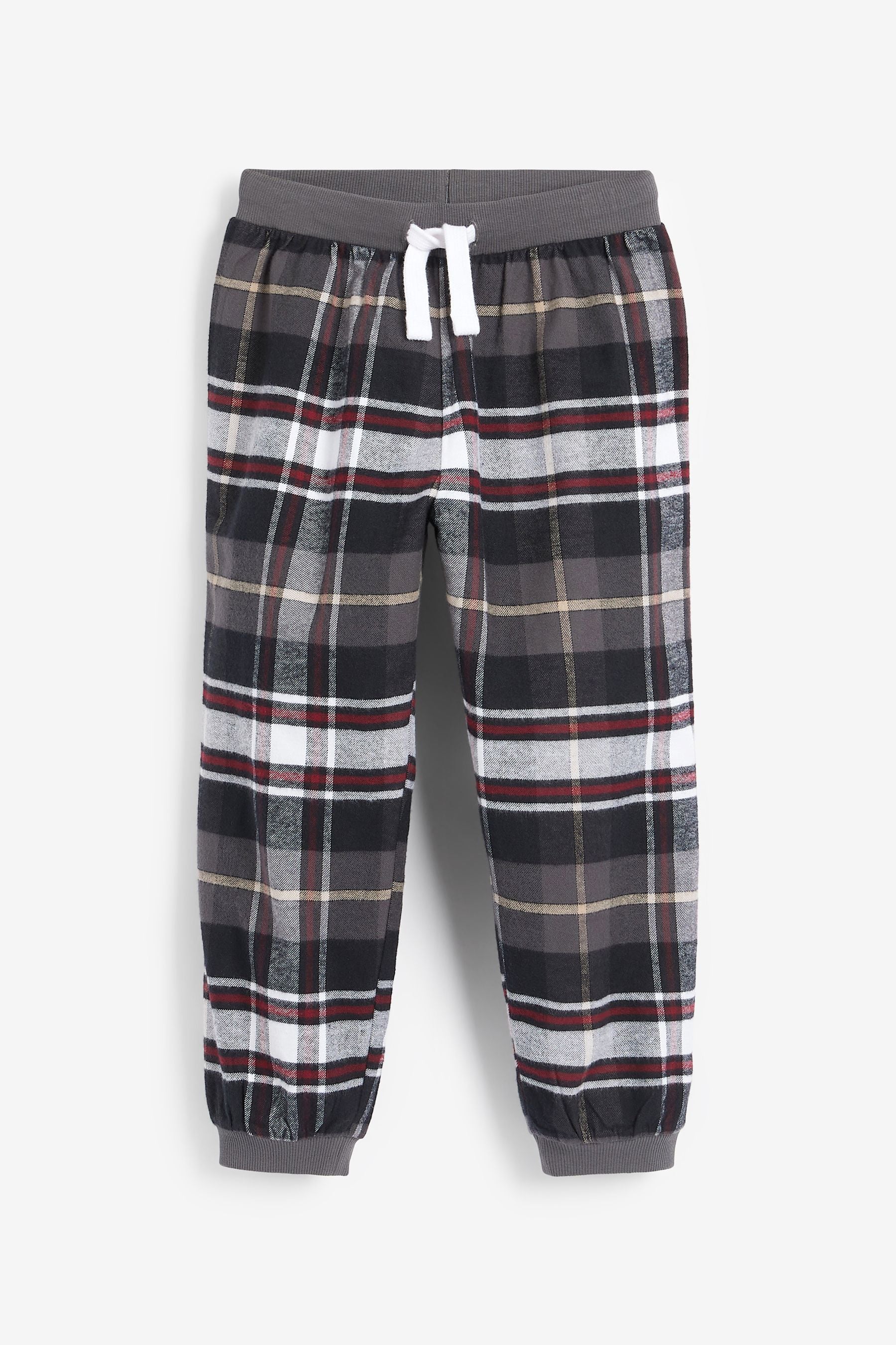 Plum Purple Oversized Check Pyjamas (3-16yrs)