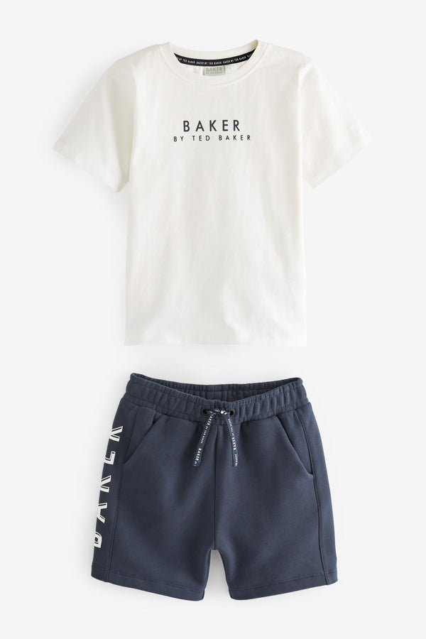 Navy Baker by Ted Baker T-Shirt and Sweat Short Set