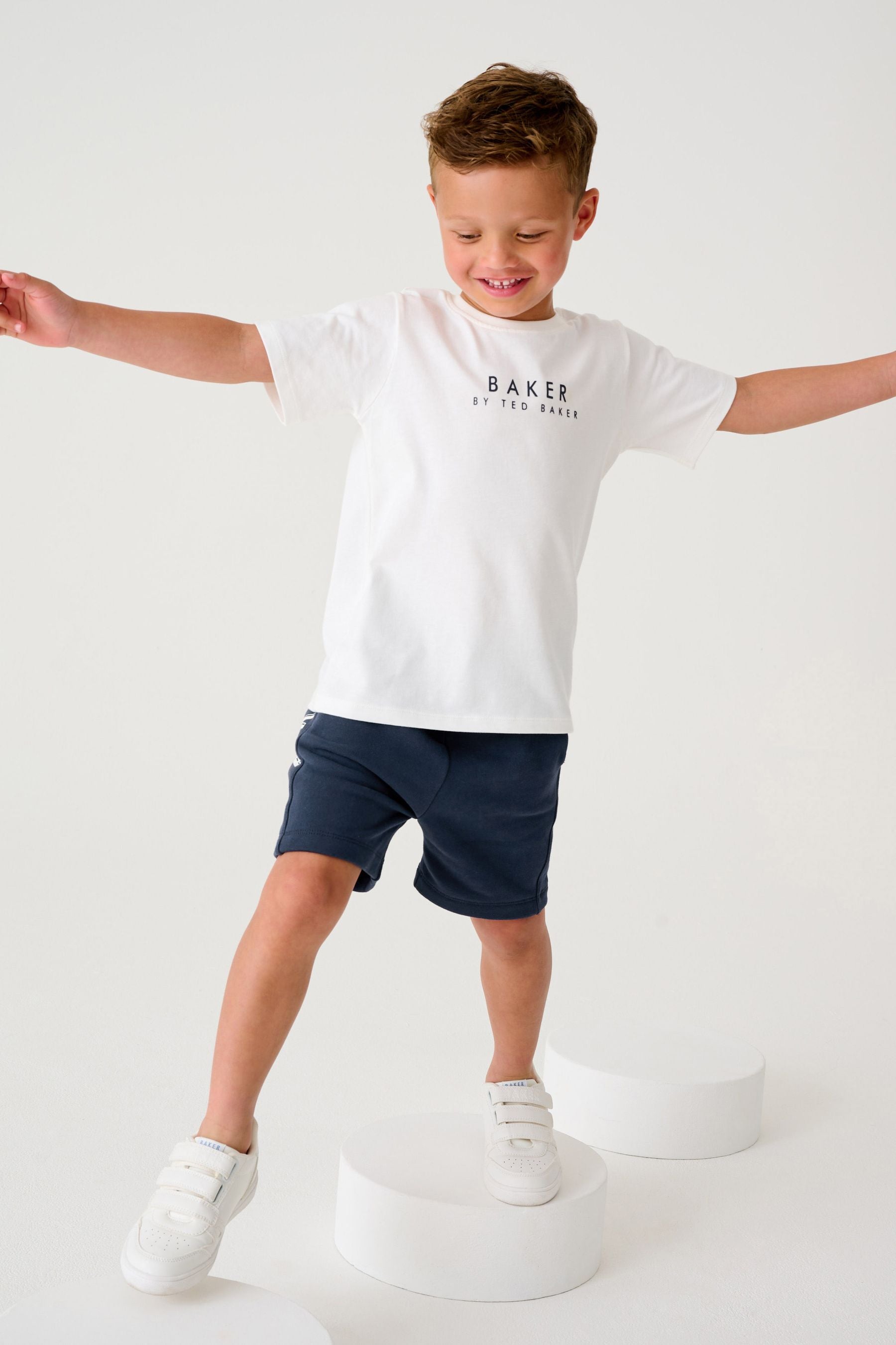 Navy Baker by Ted Baker T-Shirt and Sweat Short Set