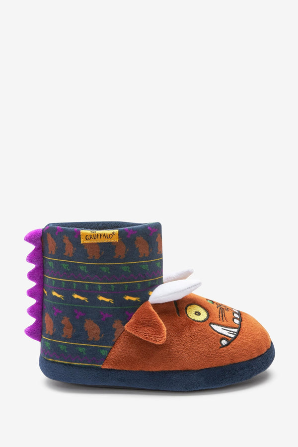 Multi Gruffalo Warm Lined Slipper Boots