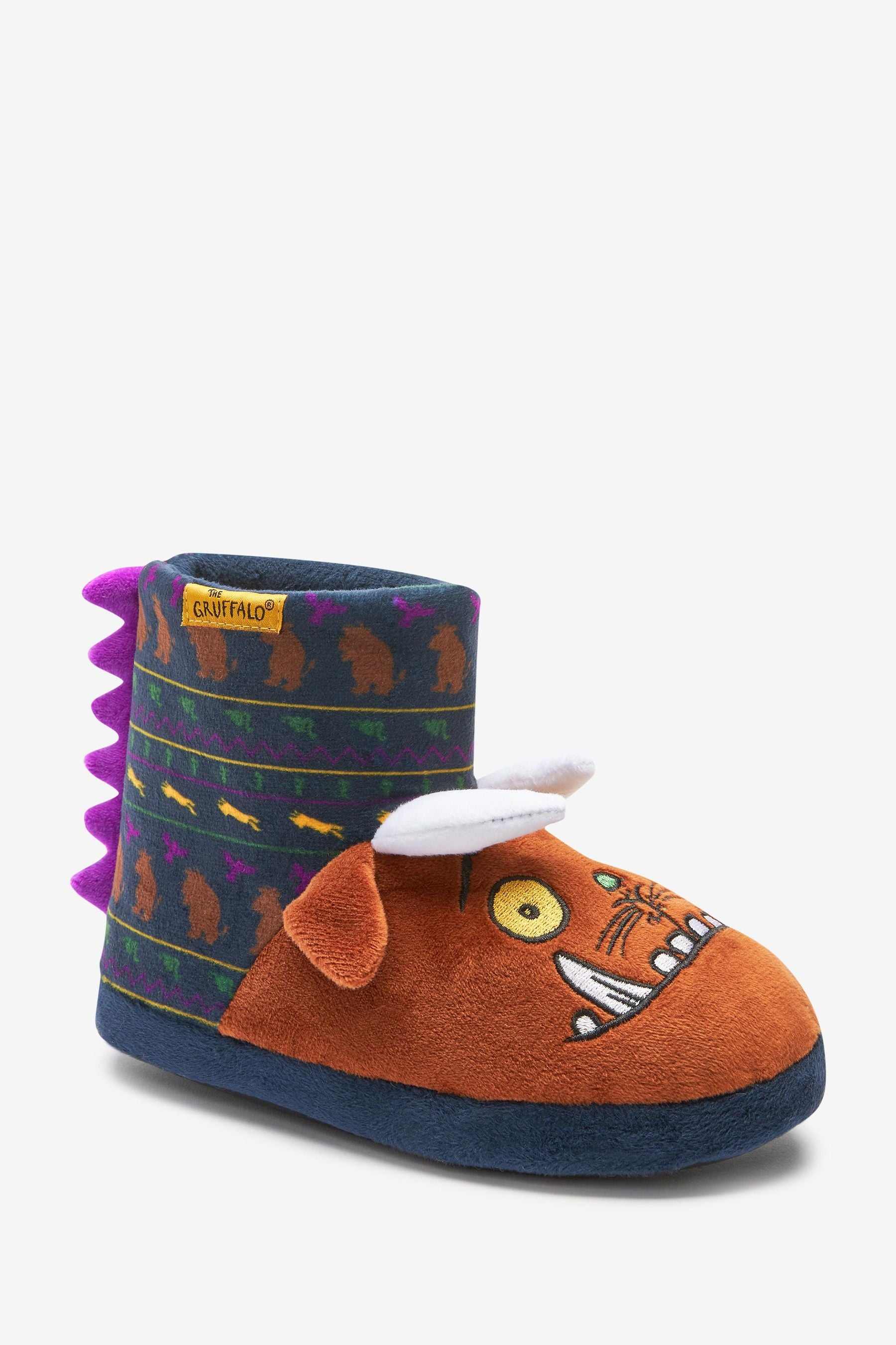 Multi Gruffalo Warm Lined Slipper Boots