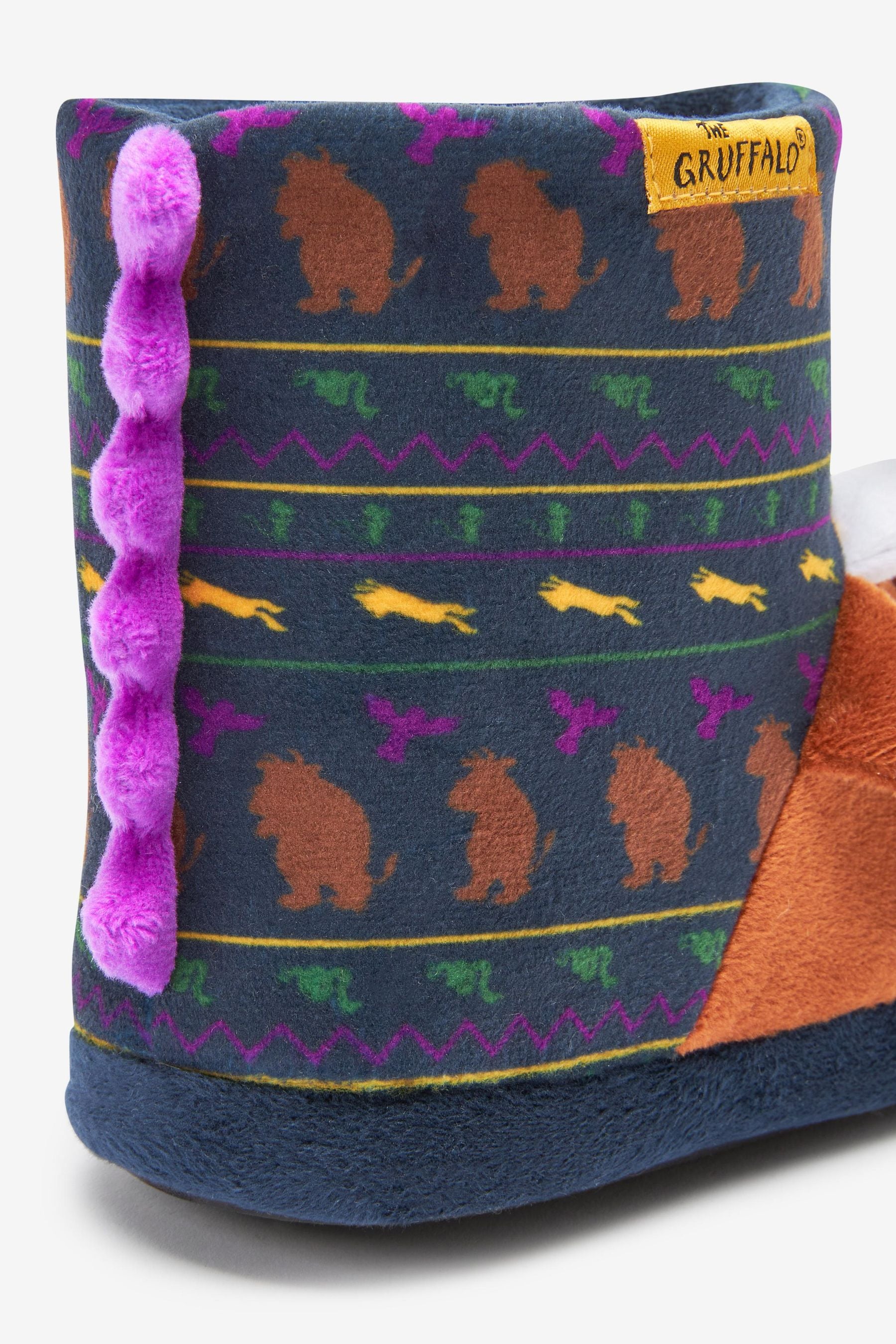 Multi Gruffalo Warm Lined Slipper Boots