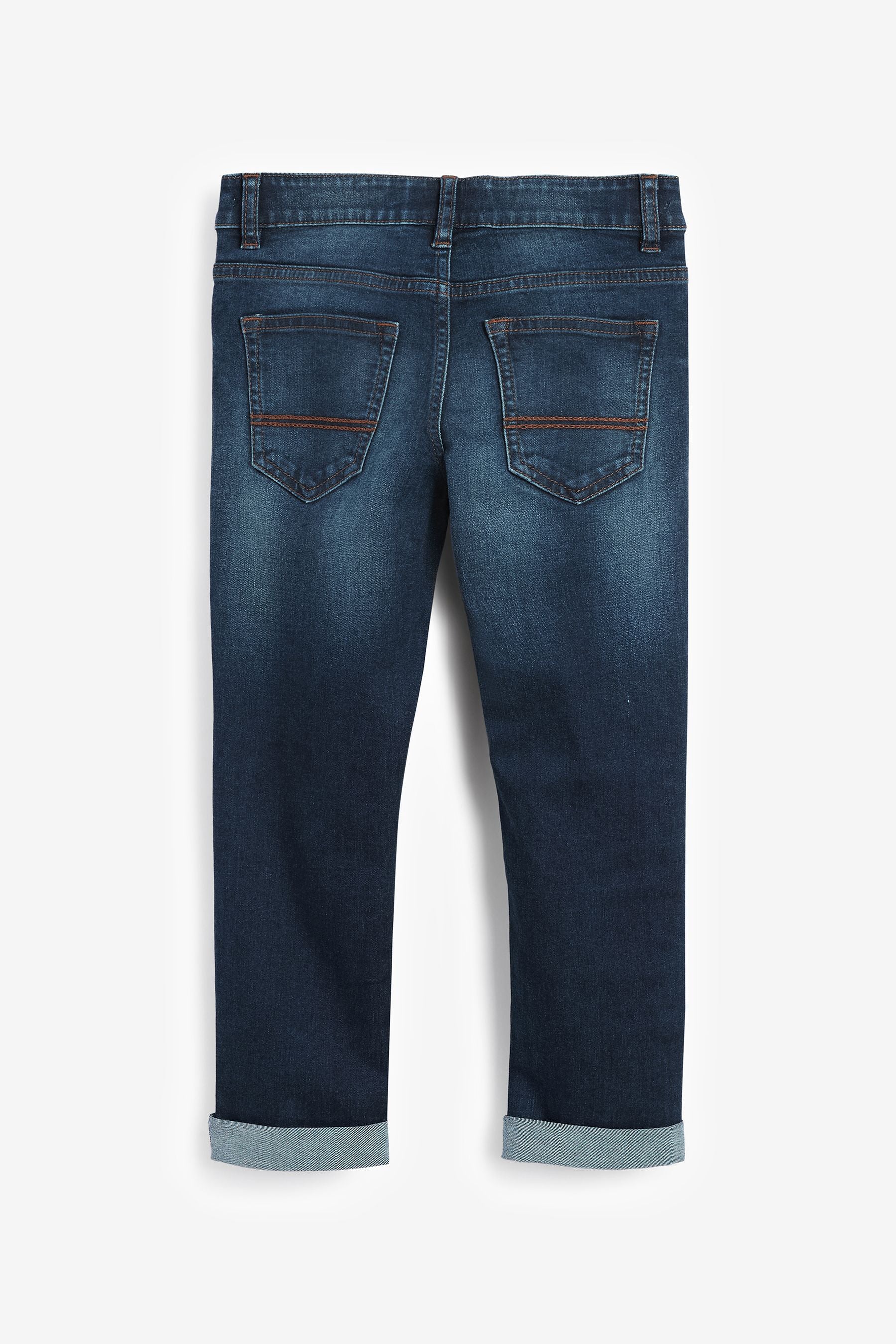 Blue Indigo Cotton Rich Stretch Jeans (3-17yrs)