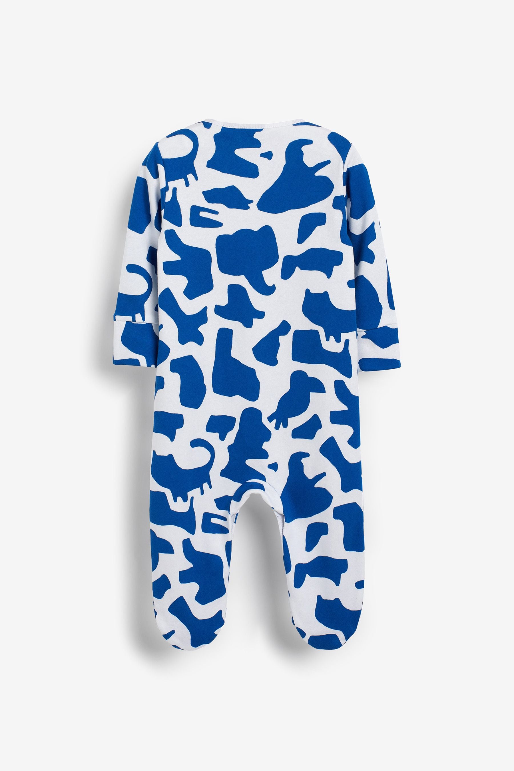 Modern Blues Baby Sleepsuits 5 Pack (0-2yrs)