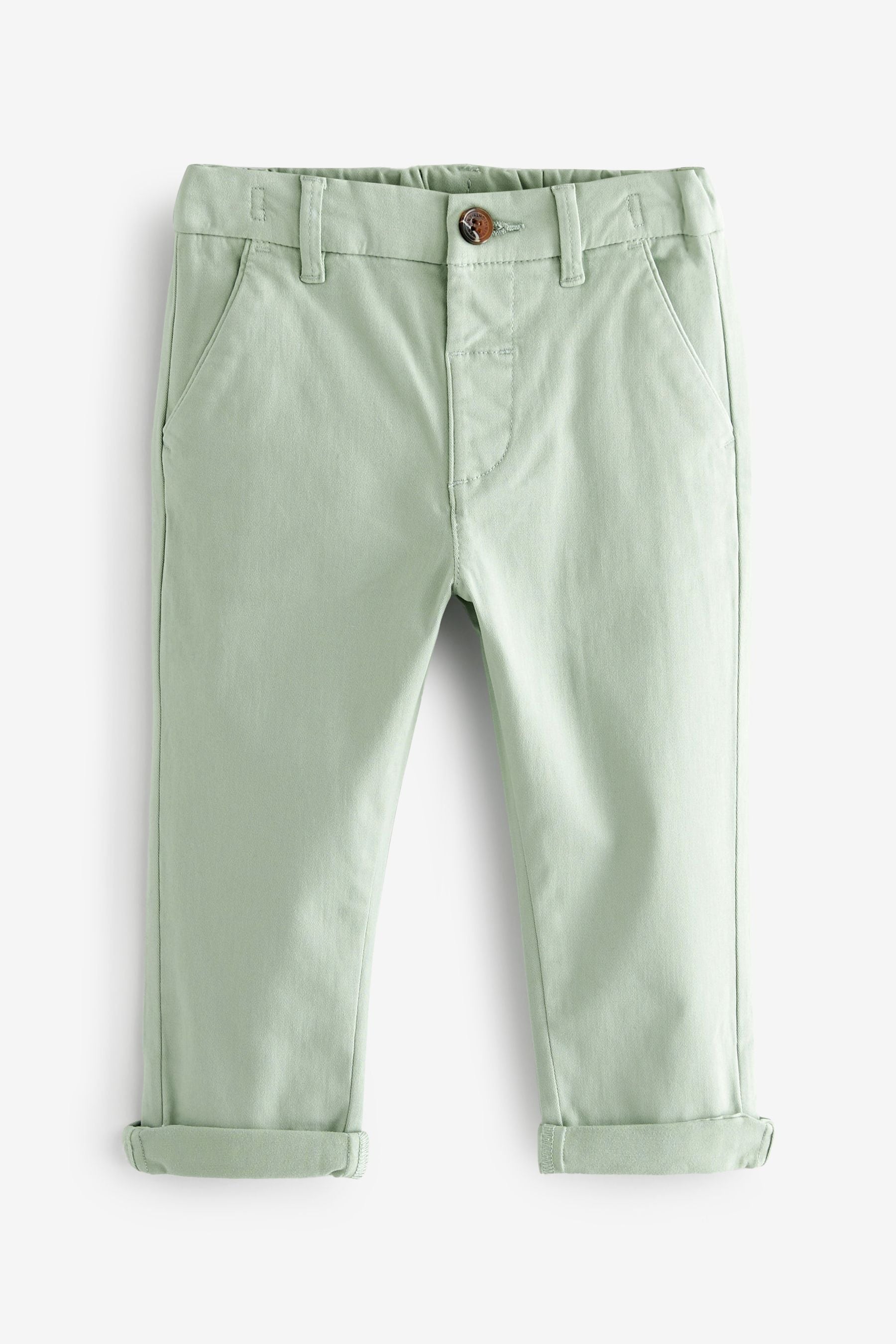 Mint Green Stretch Chinos Trousers (3mths-7yrs)