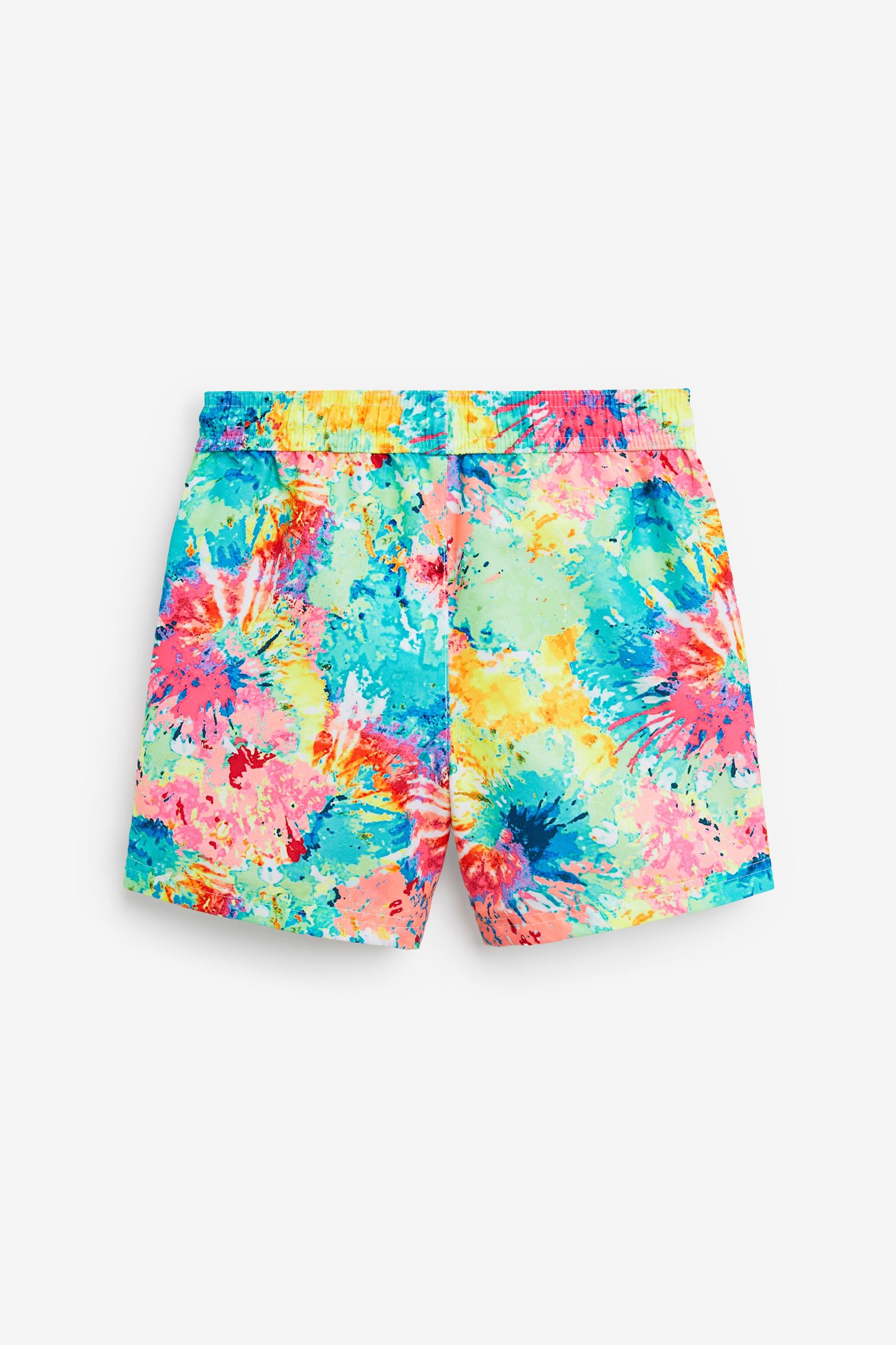 Multi Bright Tie Dye Quick Dry Beach Shorts (3-16yrs)