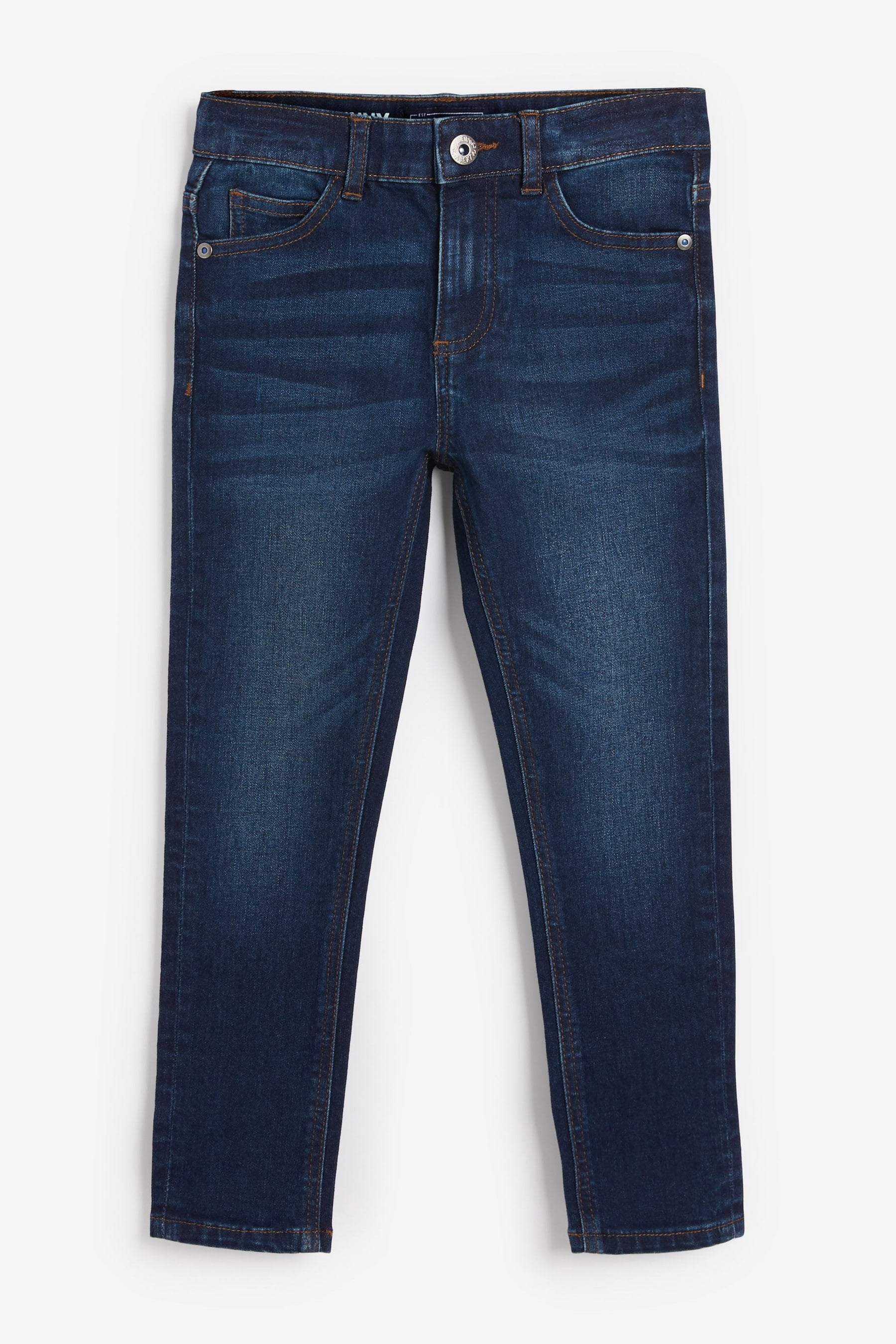 Blue Indigo Cotton Rich Stretch Jeans (3-17yrs)