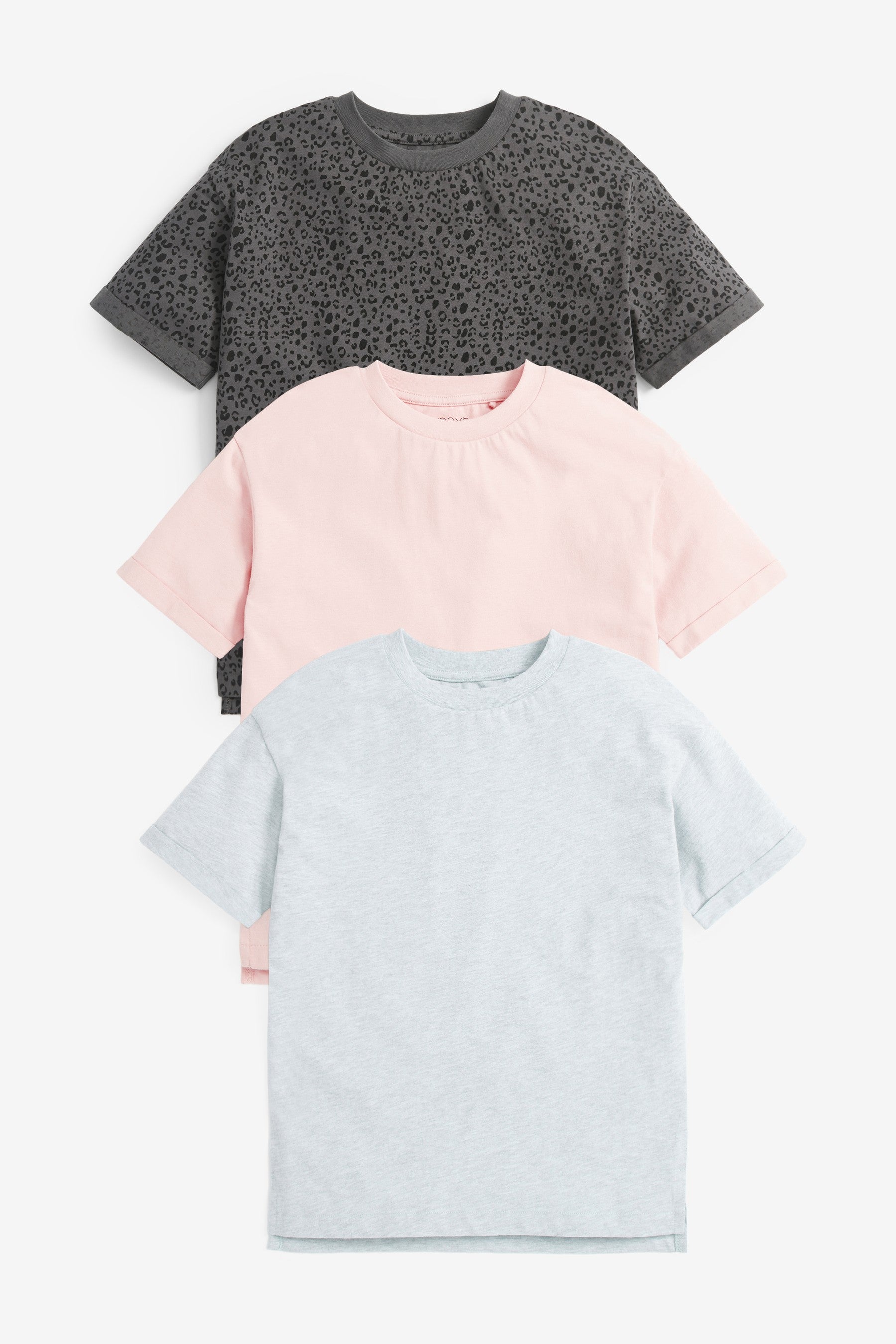 Multi 3 Pack Oversized T-Shirts (3-16yrs)