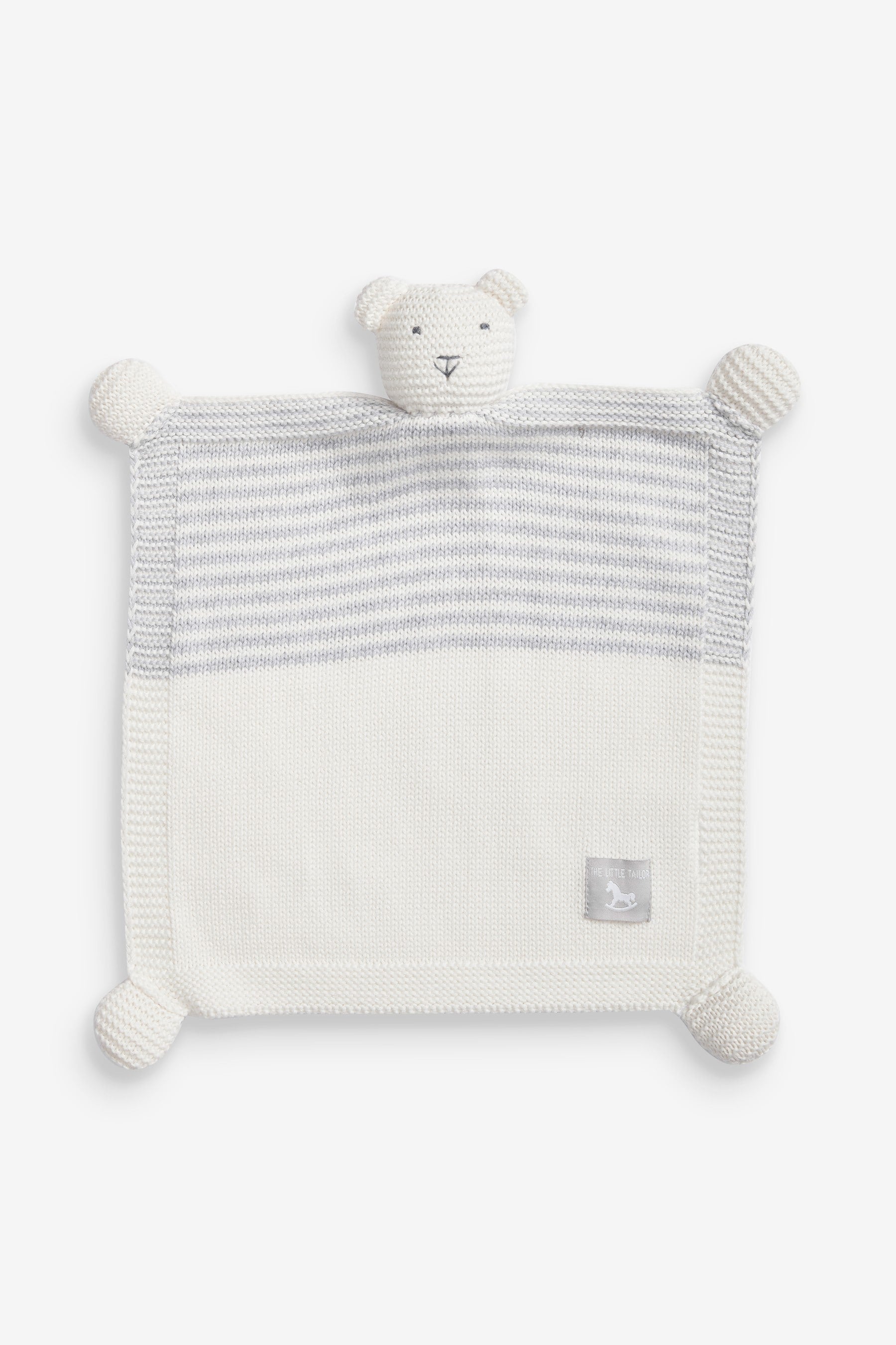 The Little Tailor Cream Baby Ted Toy Comforter