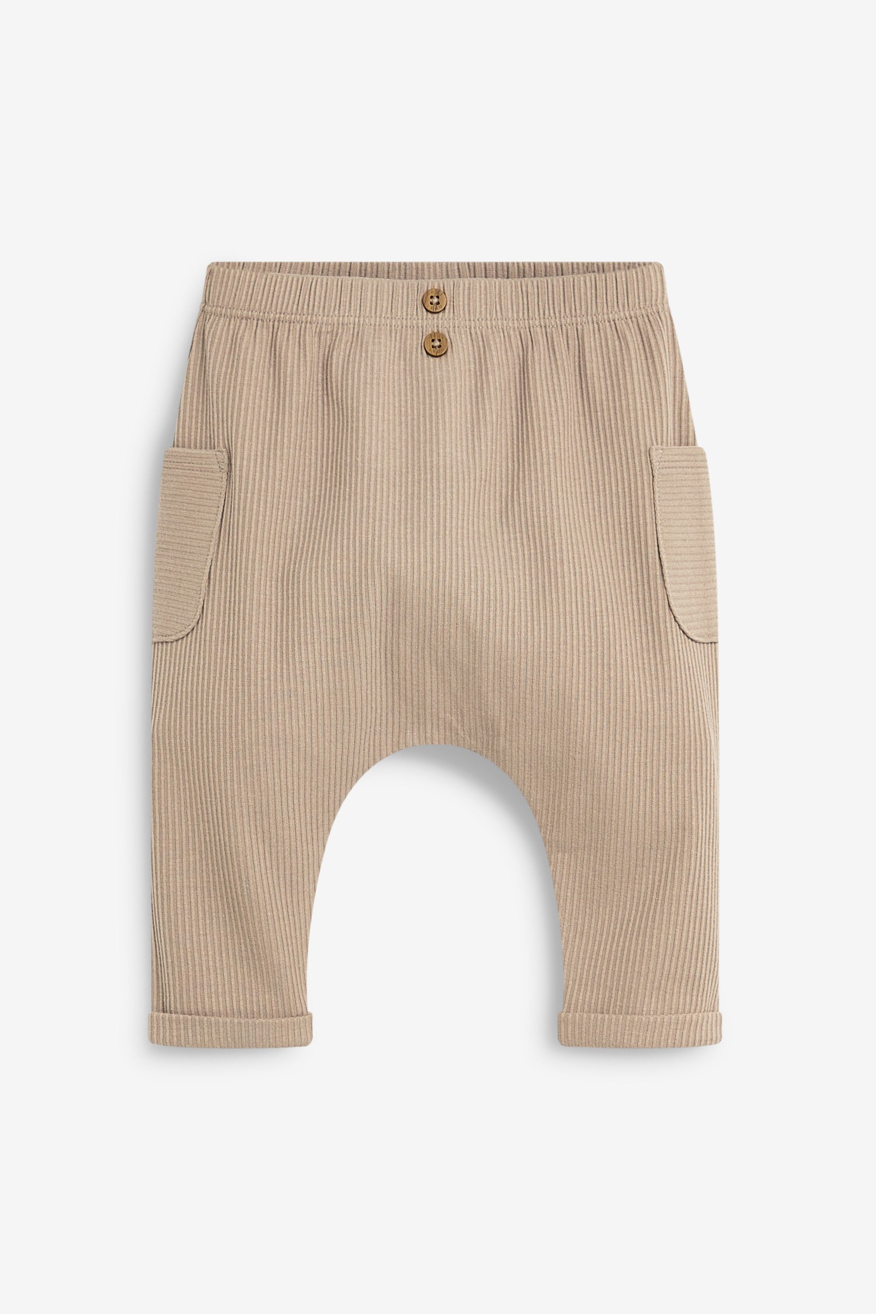 Grey/Beige 2 Pack Baby Joggers