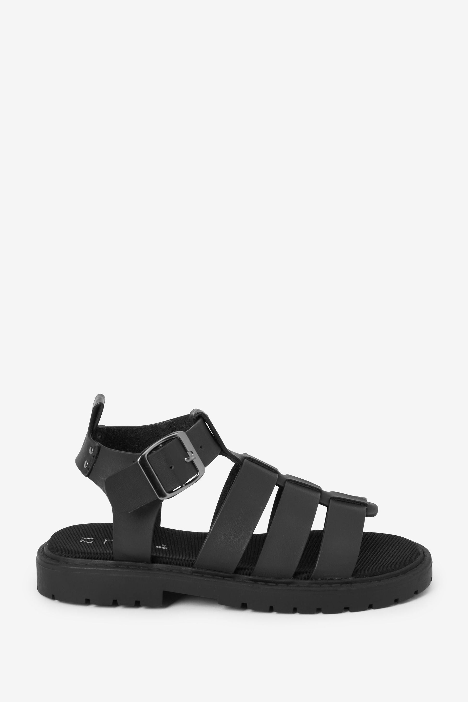 Black Chunky Sandals