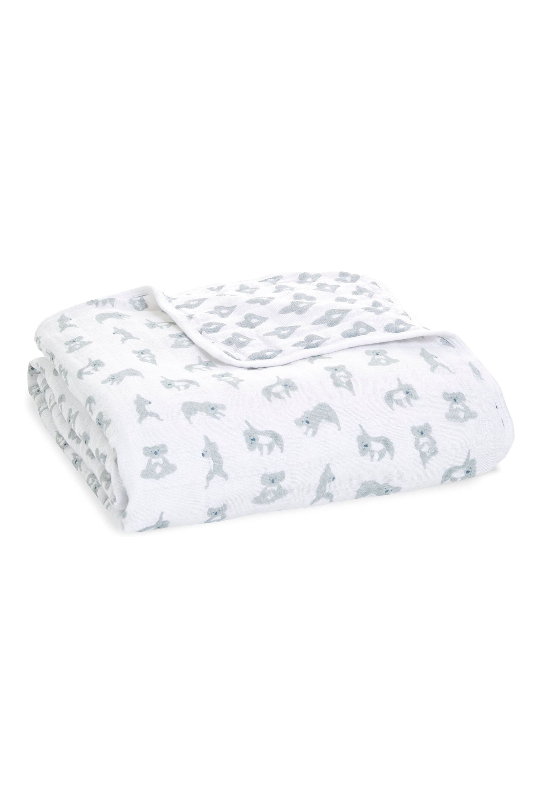 White aden + anais Kids Now + Zen Dream Blanket Cotton Muslin