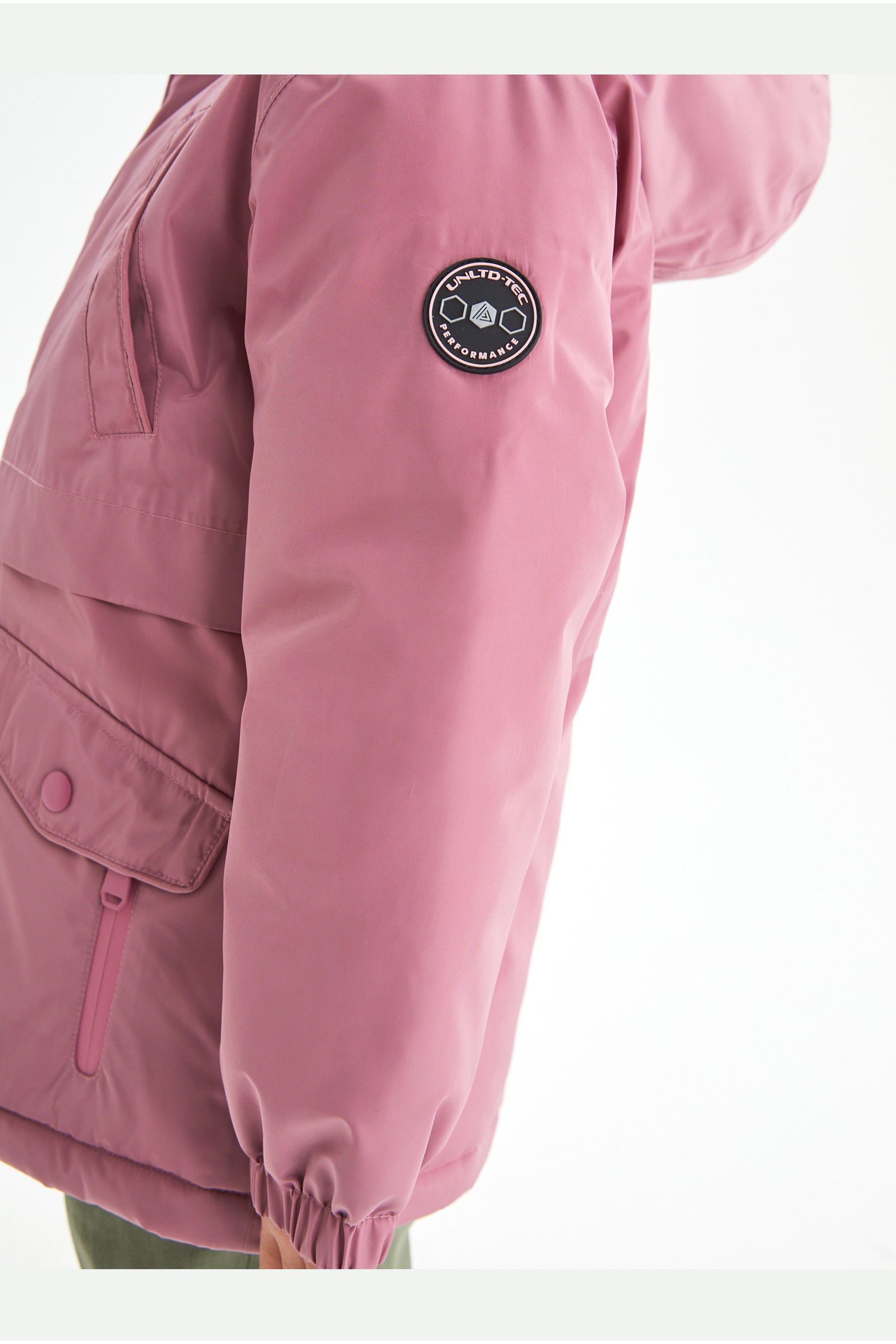 Pink Waterproof Midweight Coat (3-16yrs)