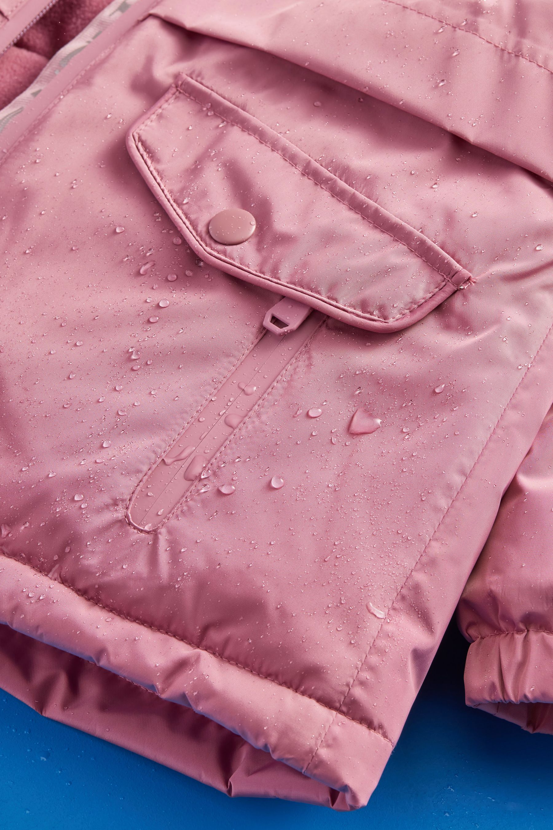 Pink Waterproof Midweight Coat (3-16yrs)